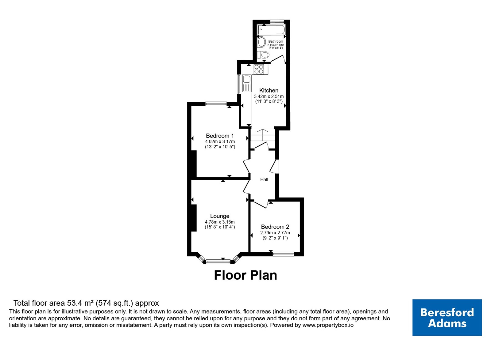 Station Road, Old Colwyn, Conwy, LL29 floorplan