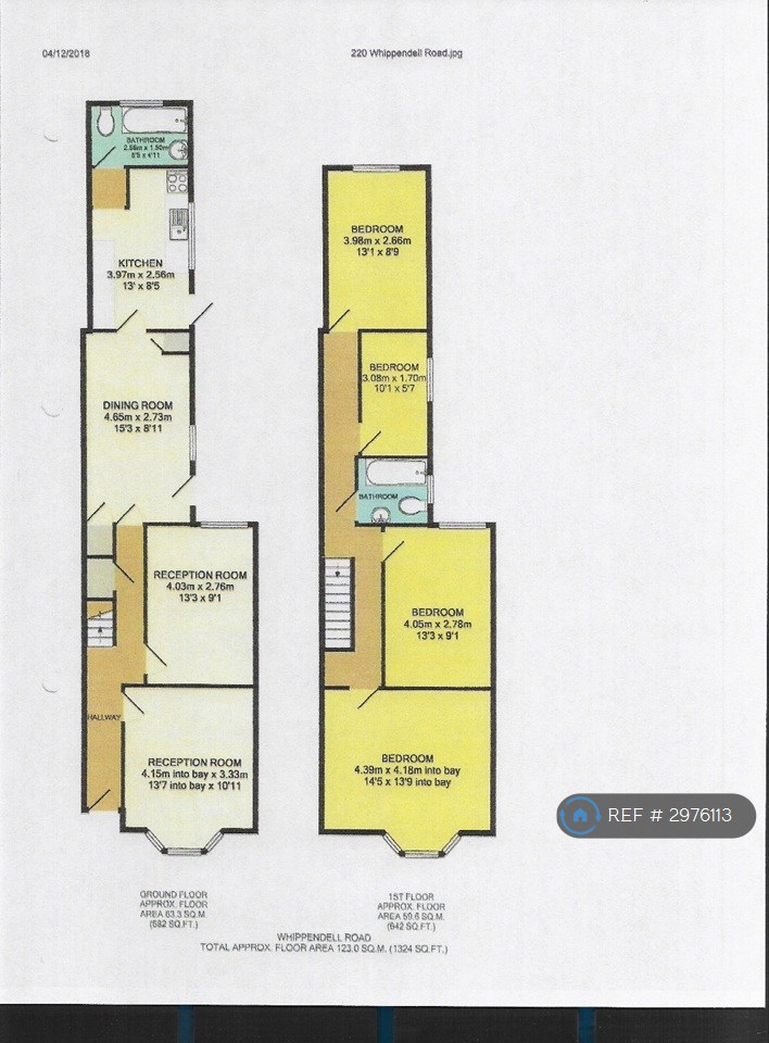 Whippendell Road, Watford floorplan