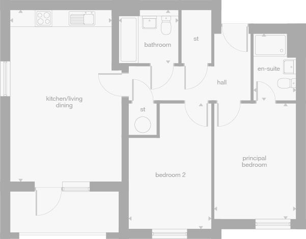 103, Chobham Road, Frimley floorplan