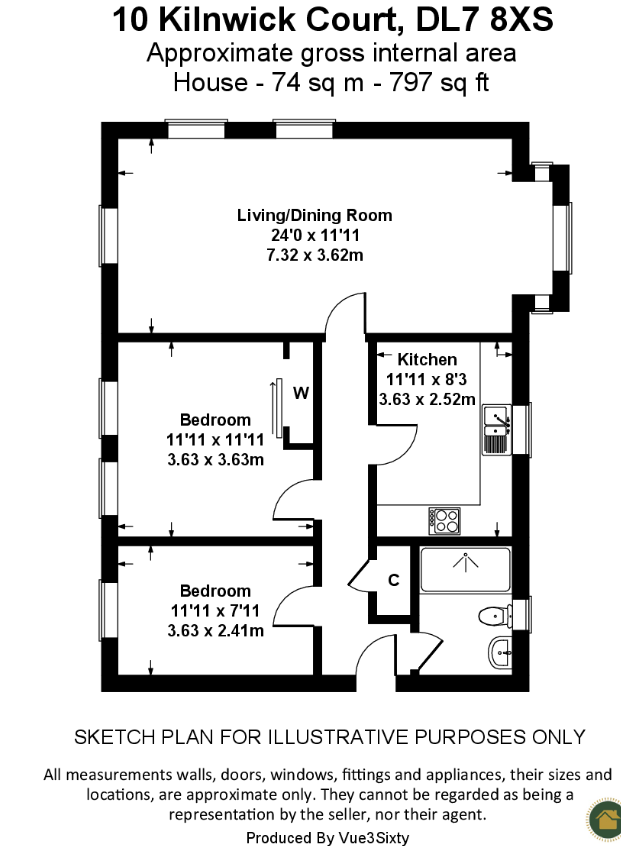 10, Kilnwick Court, Northallerton floorplan