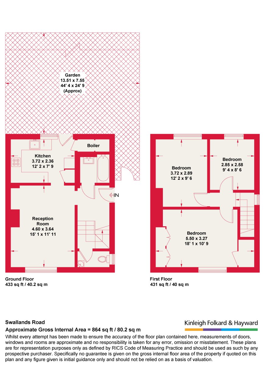 74, Swallands Road, London floorplan