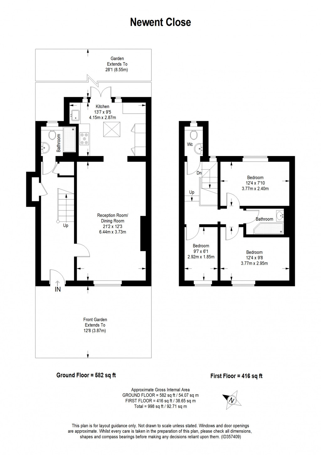 18, Newent Close, Peckham floorplan