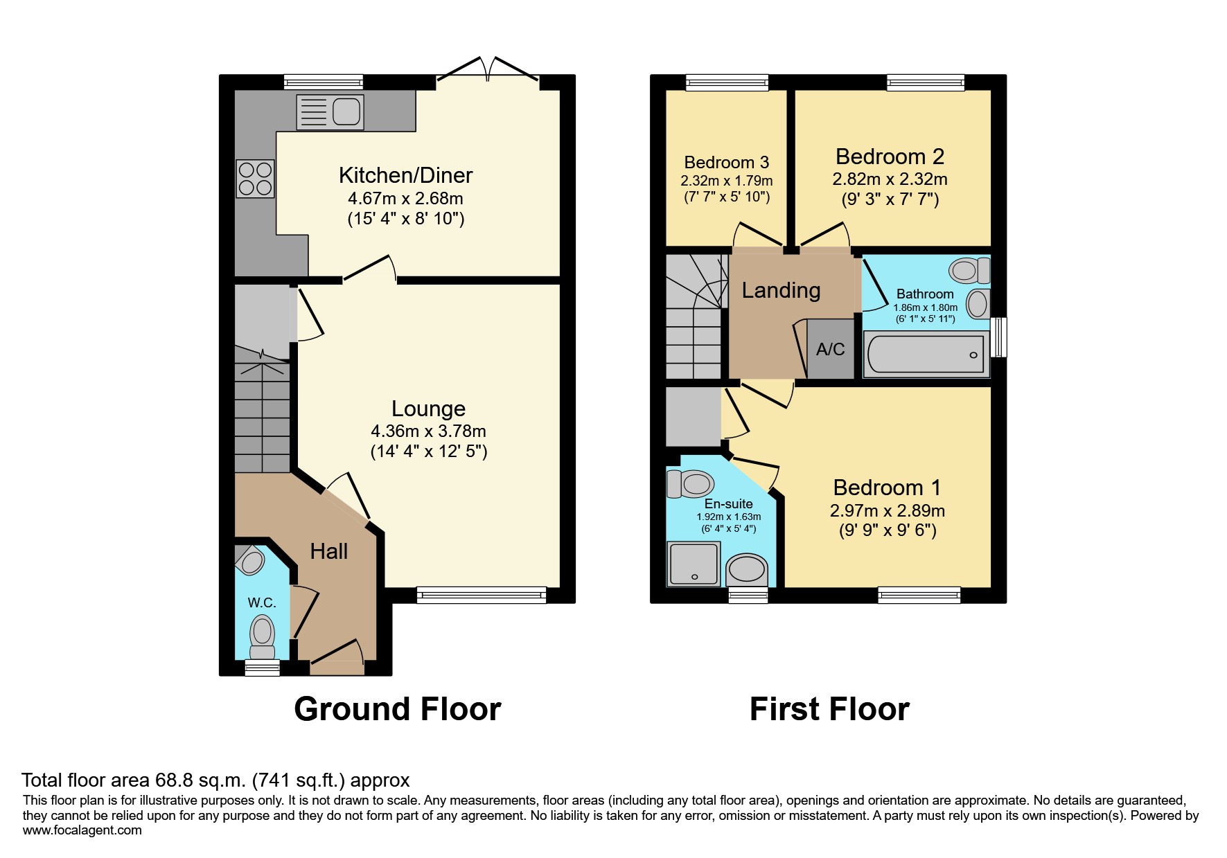 133, Maes Pedr, Carmarthen floorplan