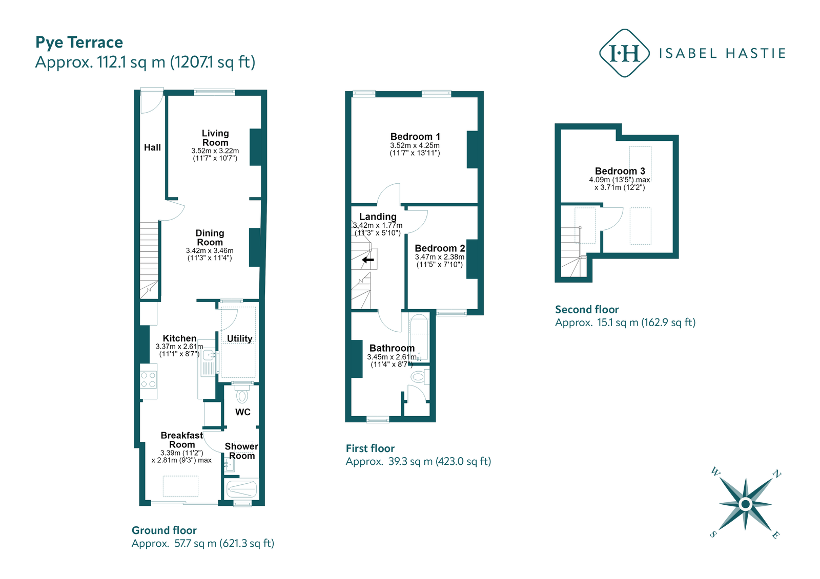 13, Pye Terrace, Cambridge floorplan