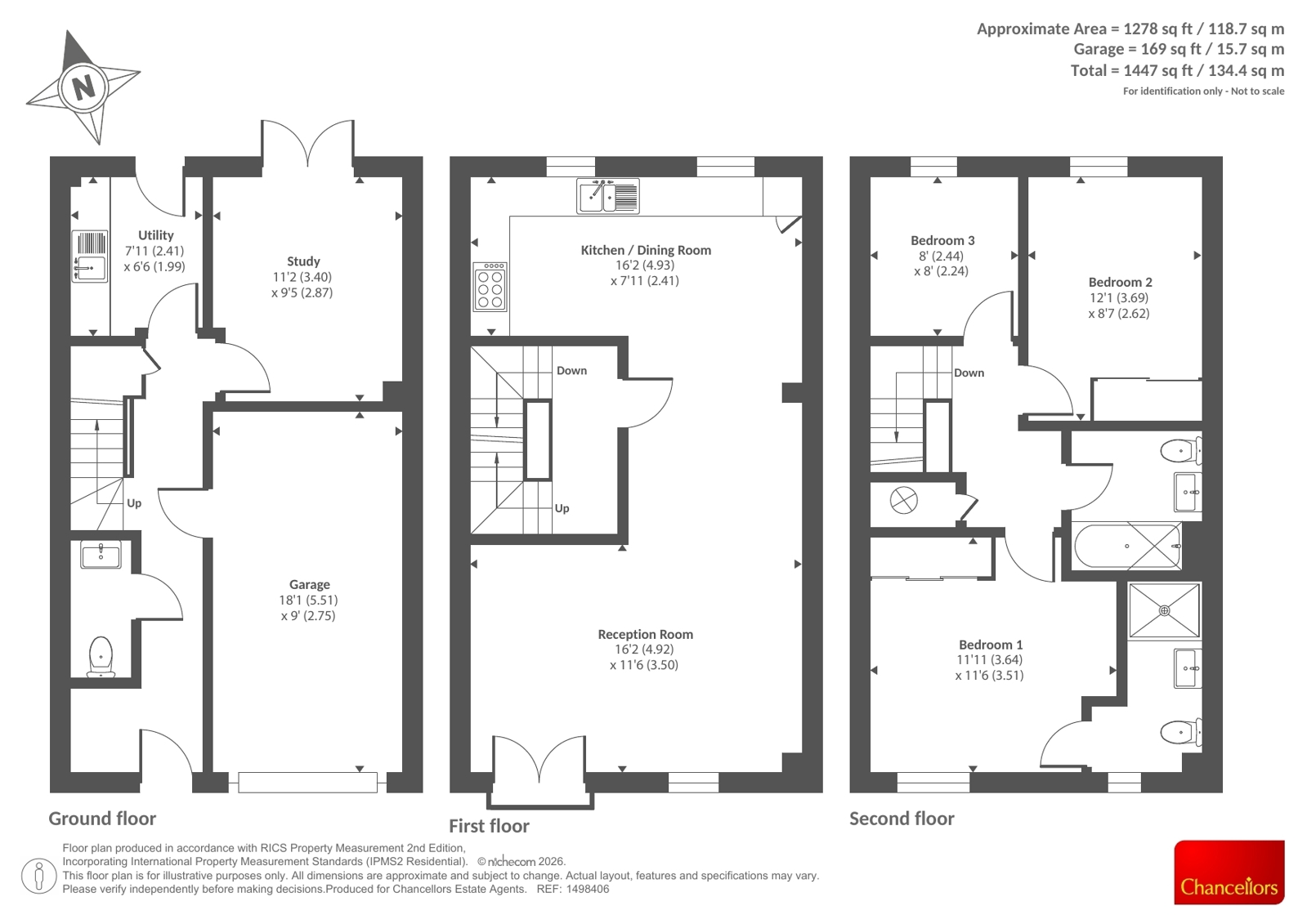 16, Denman Drive, Newbury floorplan