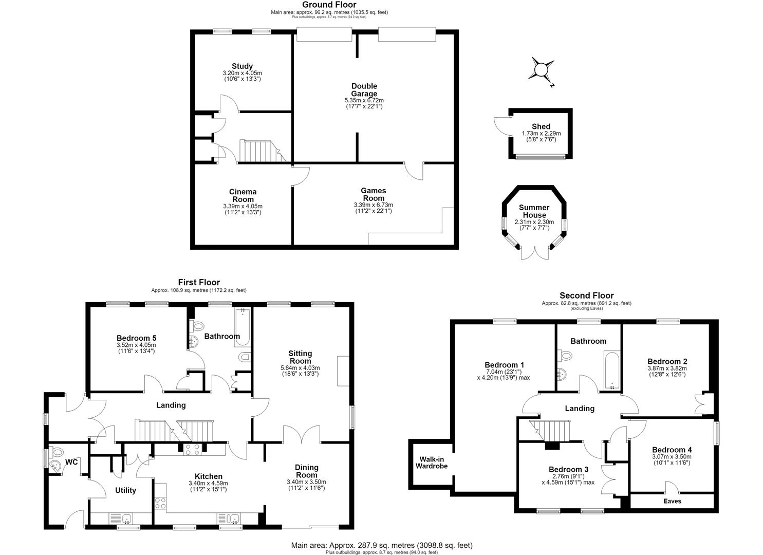 Southbrook House, Compton, Paignton floorplan