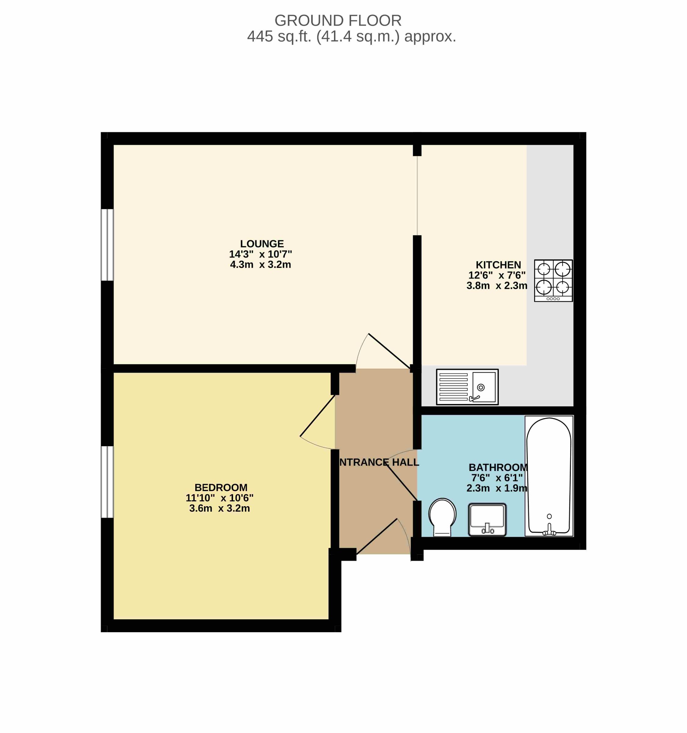 Flat 10, Belle Vue Court, Easton, Bristol floorplan
