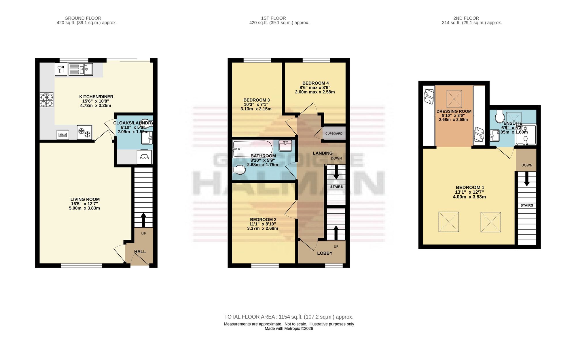 2 Croft Park, Glossop floorplan