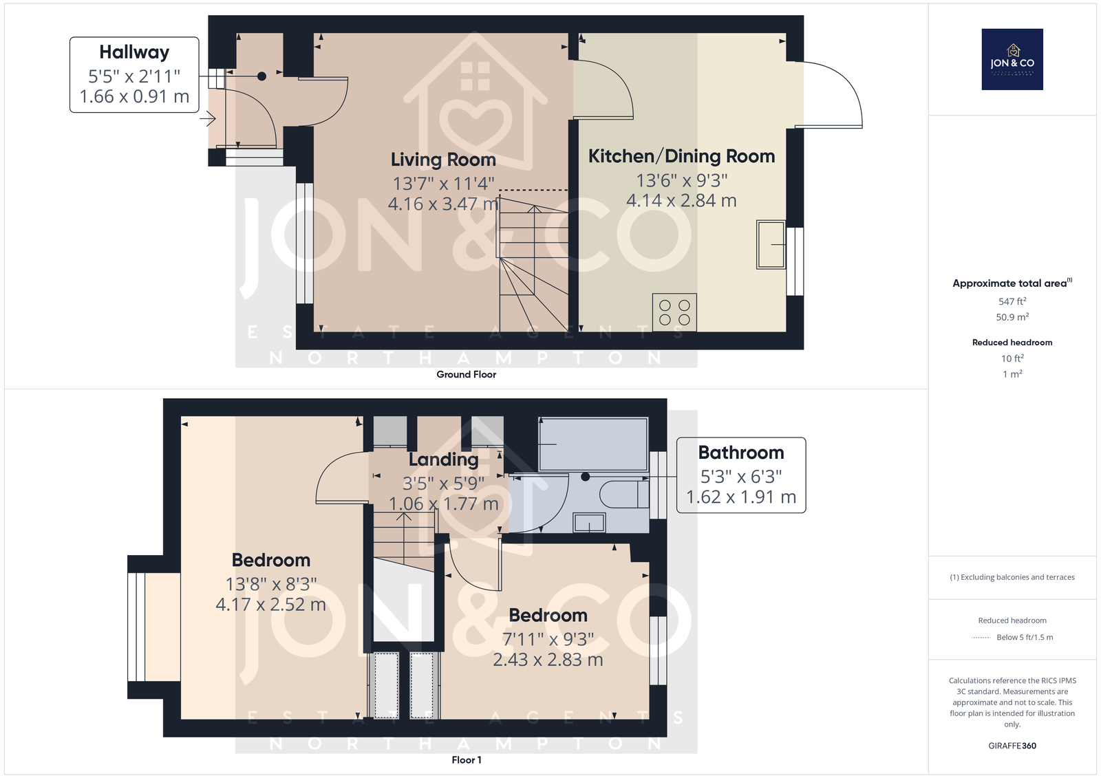 19, Hallam Close, Northampton floorplan