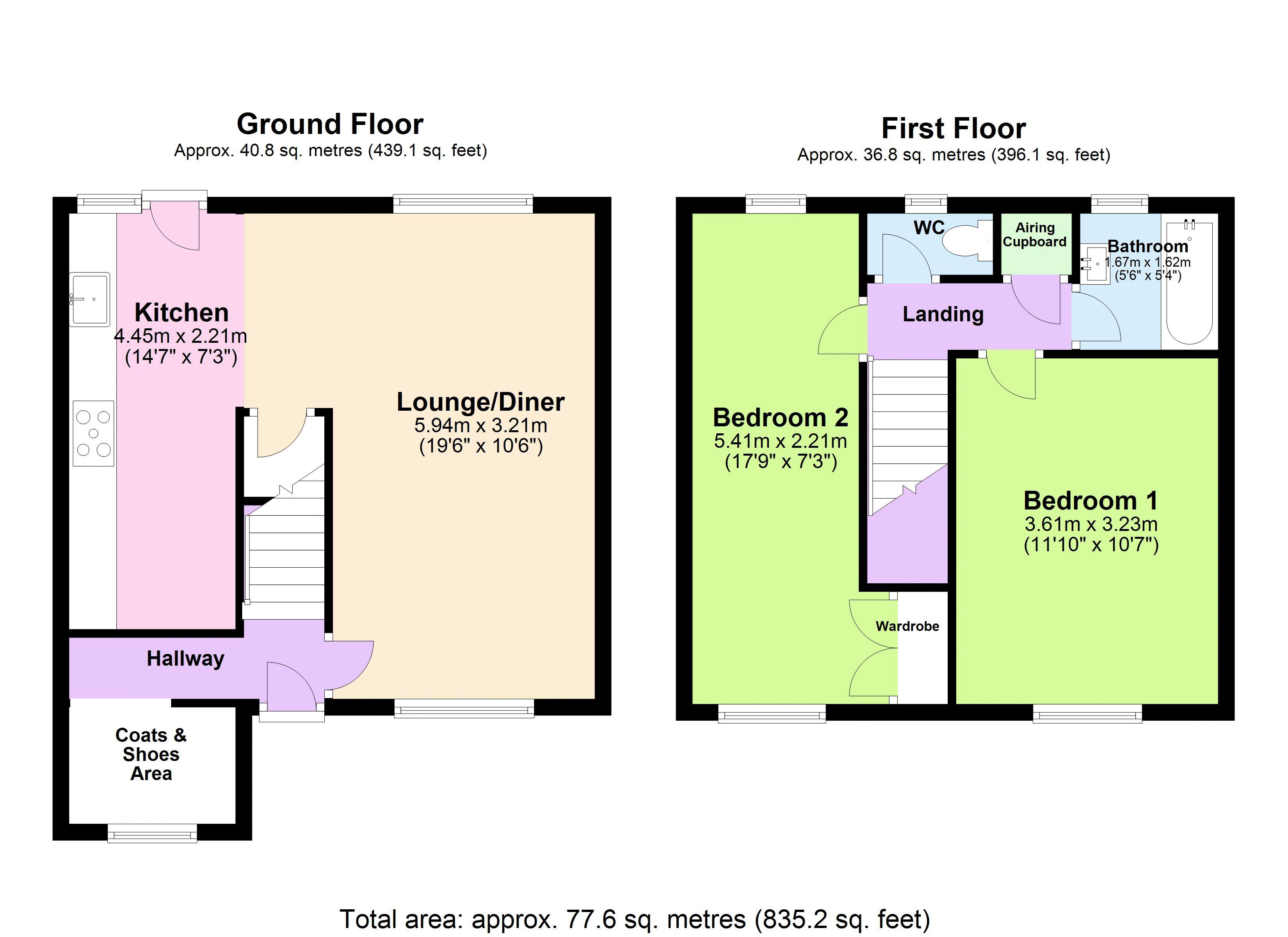 2 Bedrooms Terraced house for sale in Capper Avenue, Hemswell Cliff, Gainsborough DN21