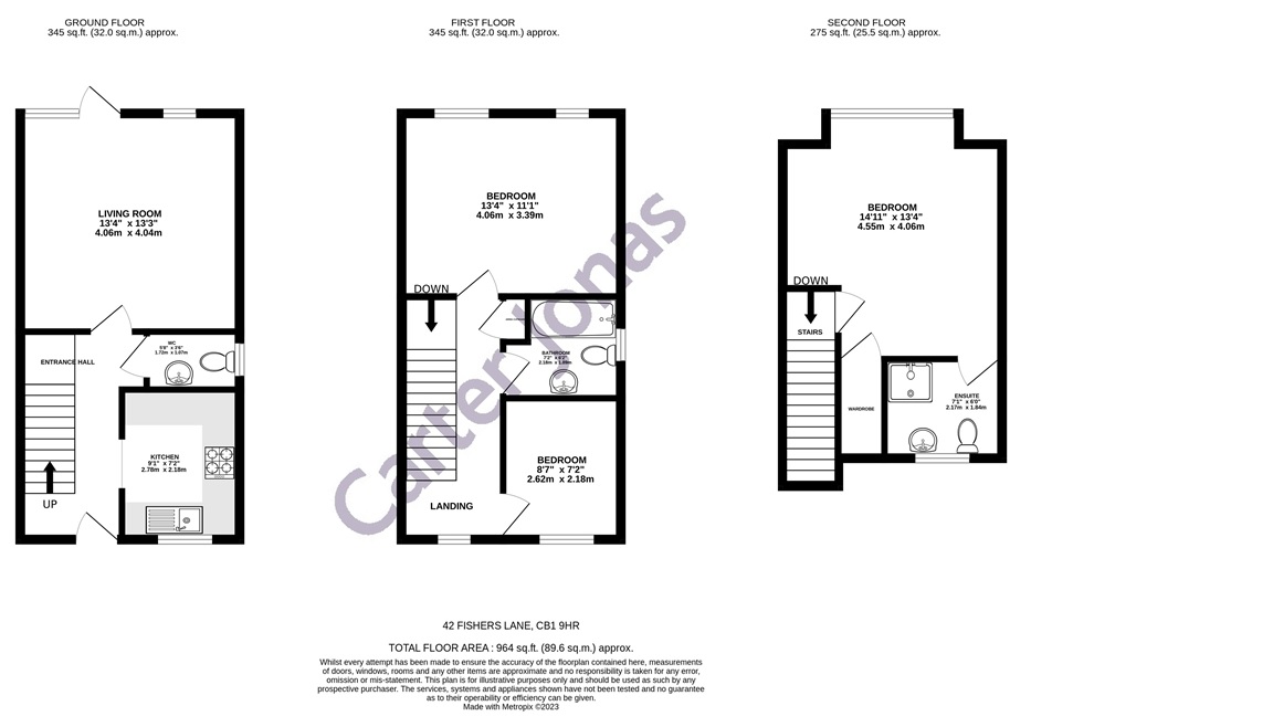42, Fishers Lane, Cambridge floorplan