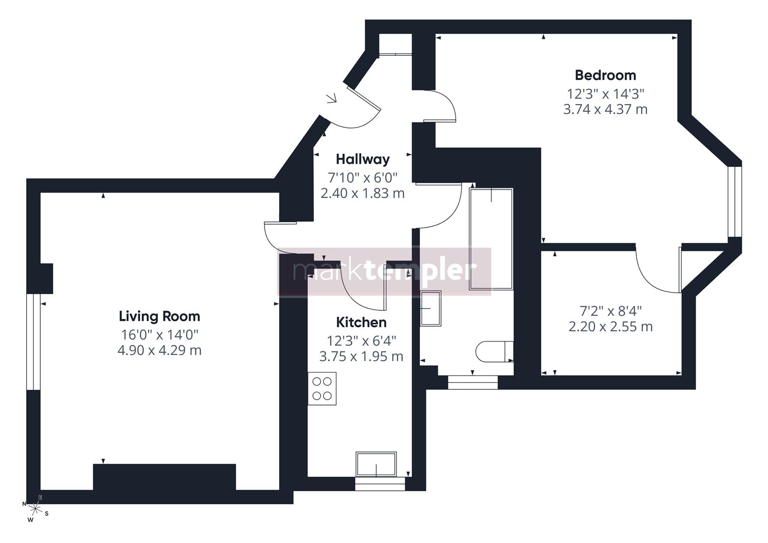 Flat 3, 35-37, Princes Road, Clevedon floorplan