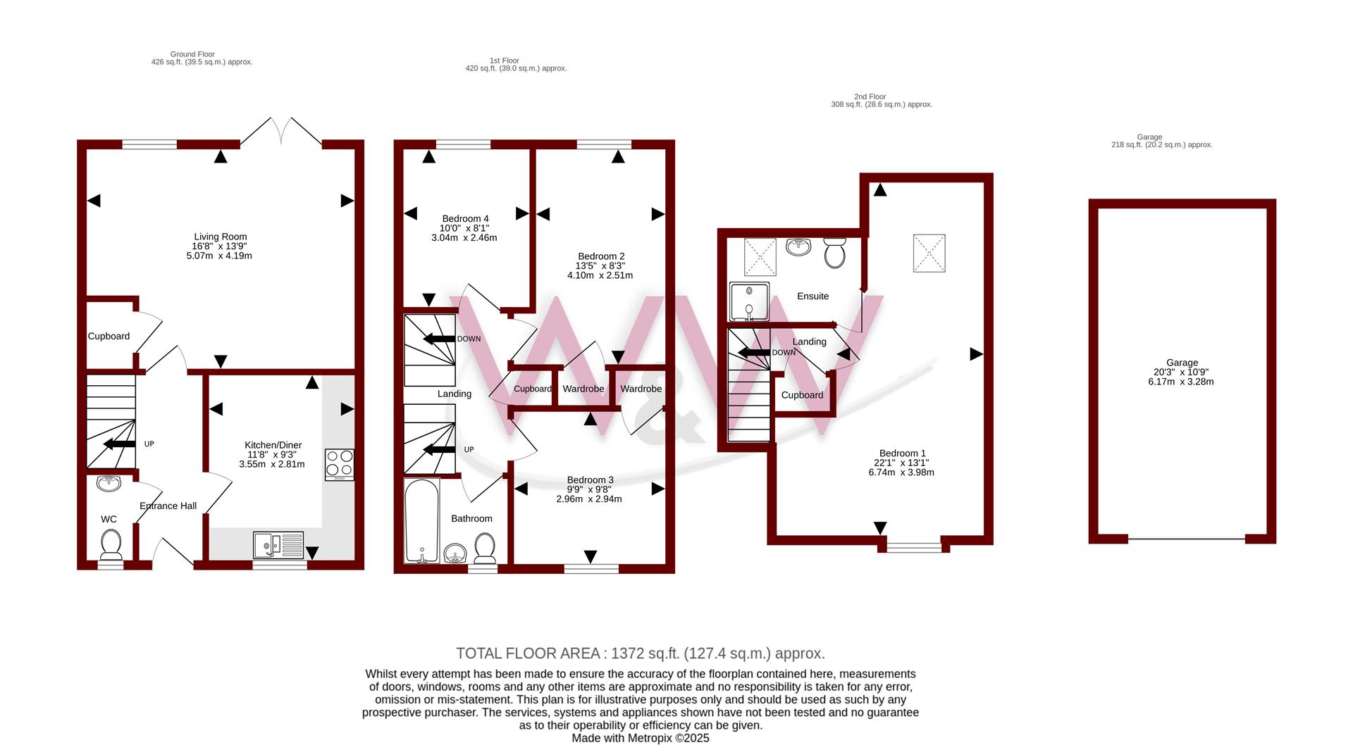 35, Fieldfare Road, Whiteley floorplan