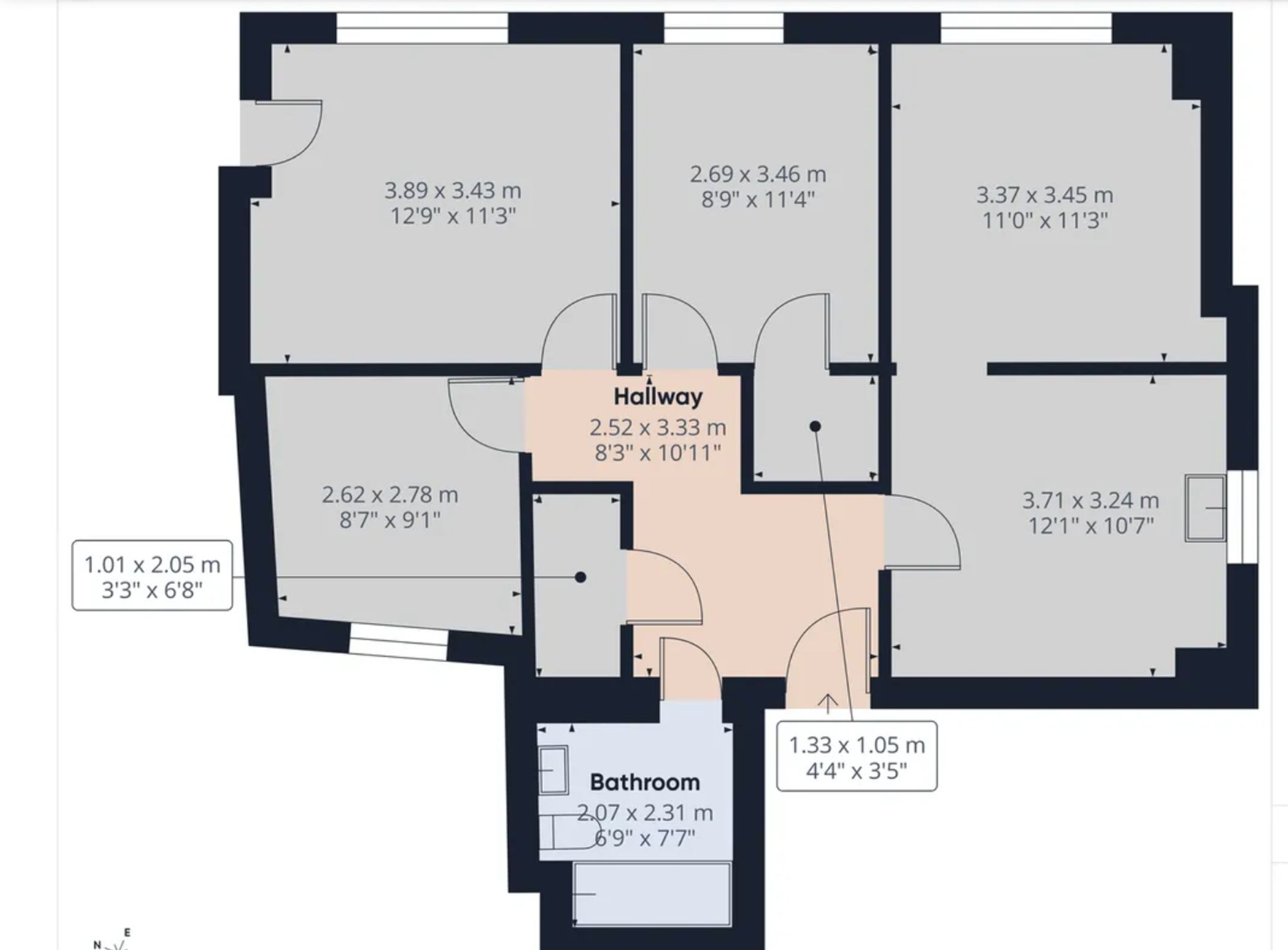 4 St. Dominics Mews, Torquay floorplan