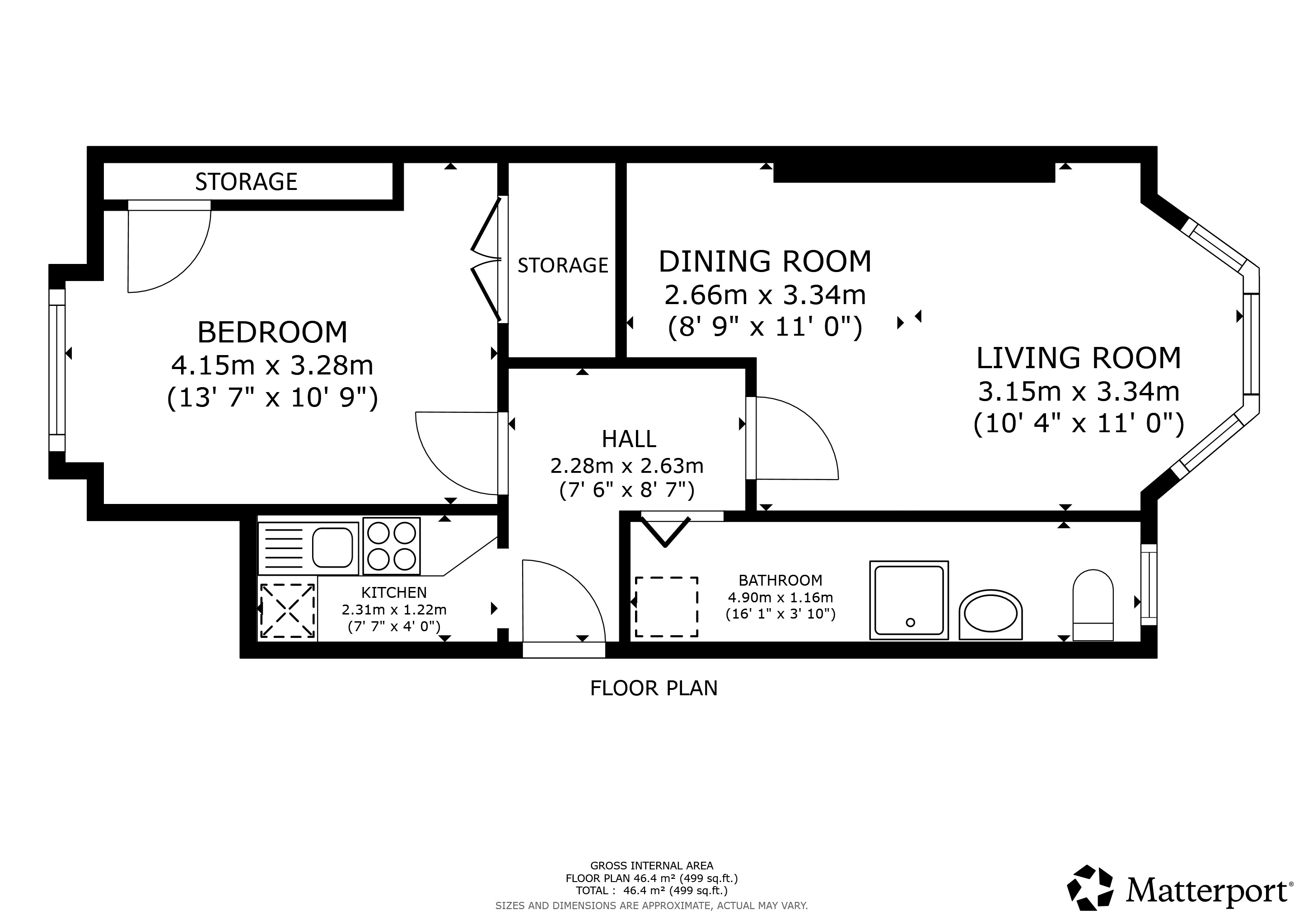 163, Garrioch Road, Flat 0/2, North Kelvinside floorplan