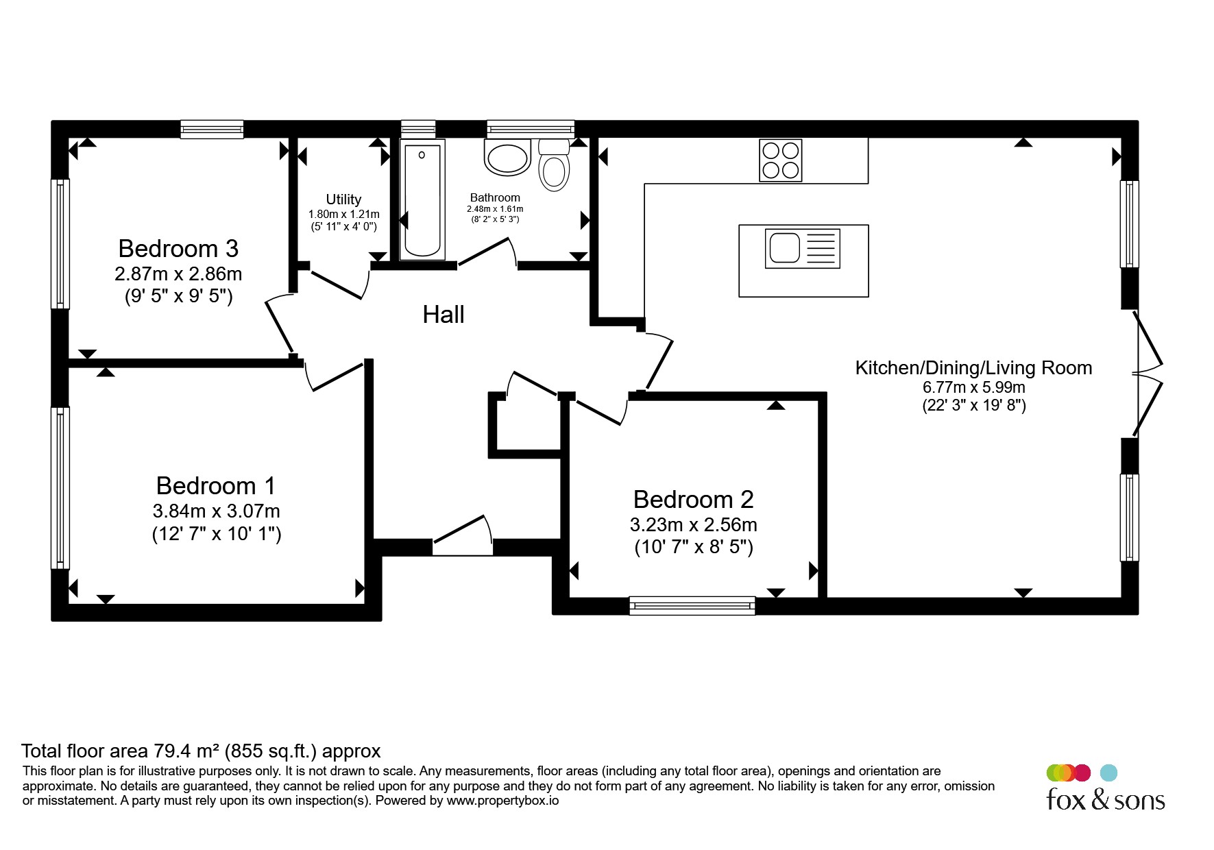 Park Croft, Polegate floorplan