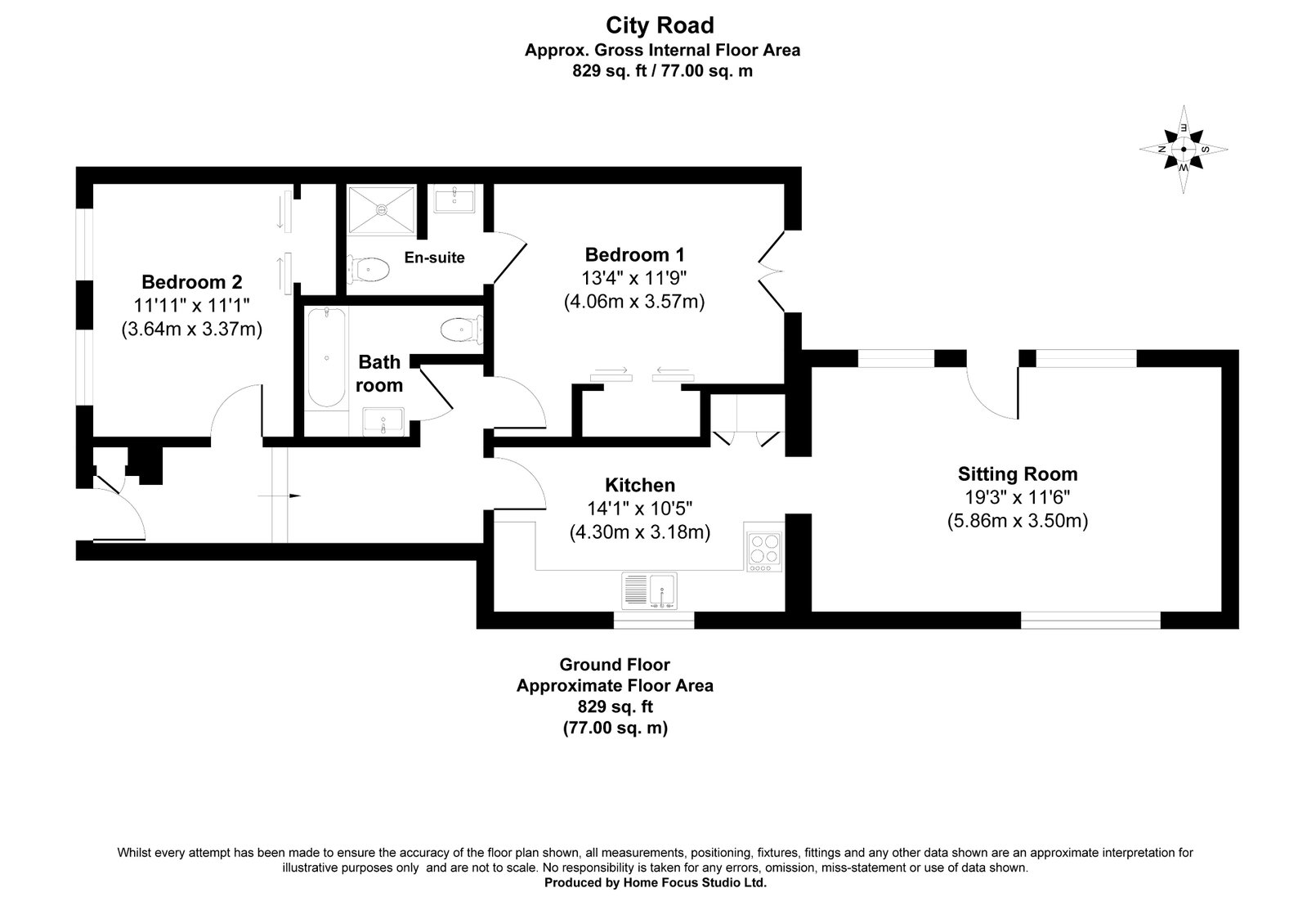 Pantiles, Flat 7, City Road, Winchester floorplan