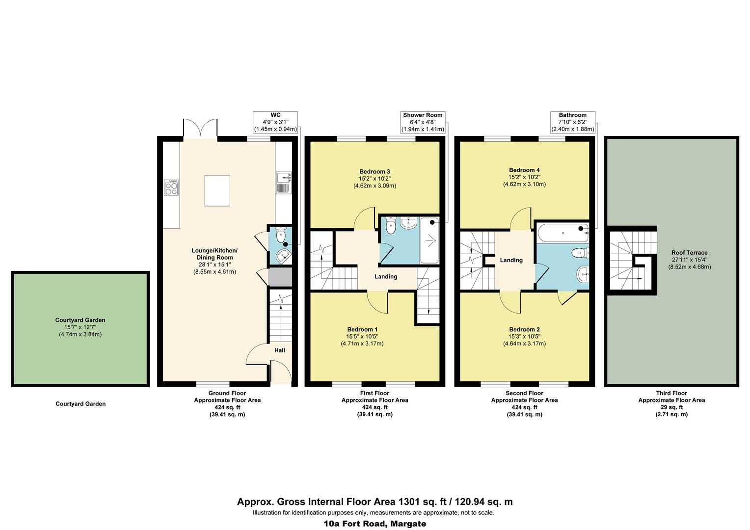 10a, Fort Road, Margate floorplan