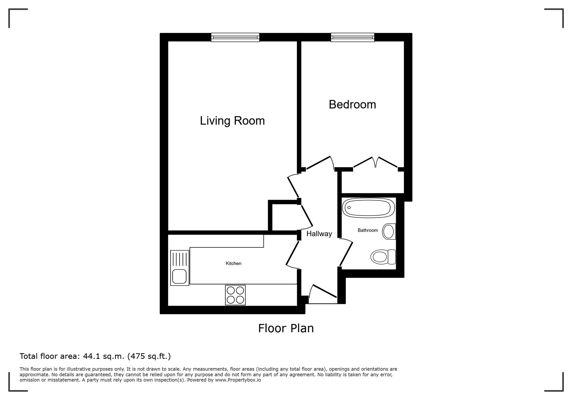 5 Gordon House Gordon Road, Burgess Hill floorplan