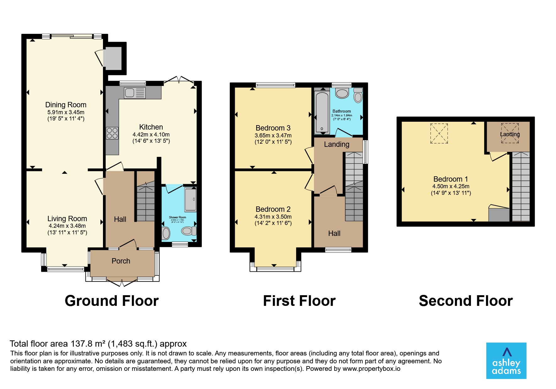 59, Field Lane, Derby floorplan