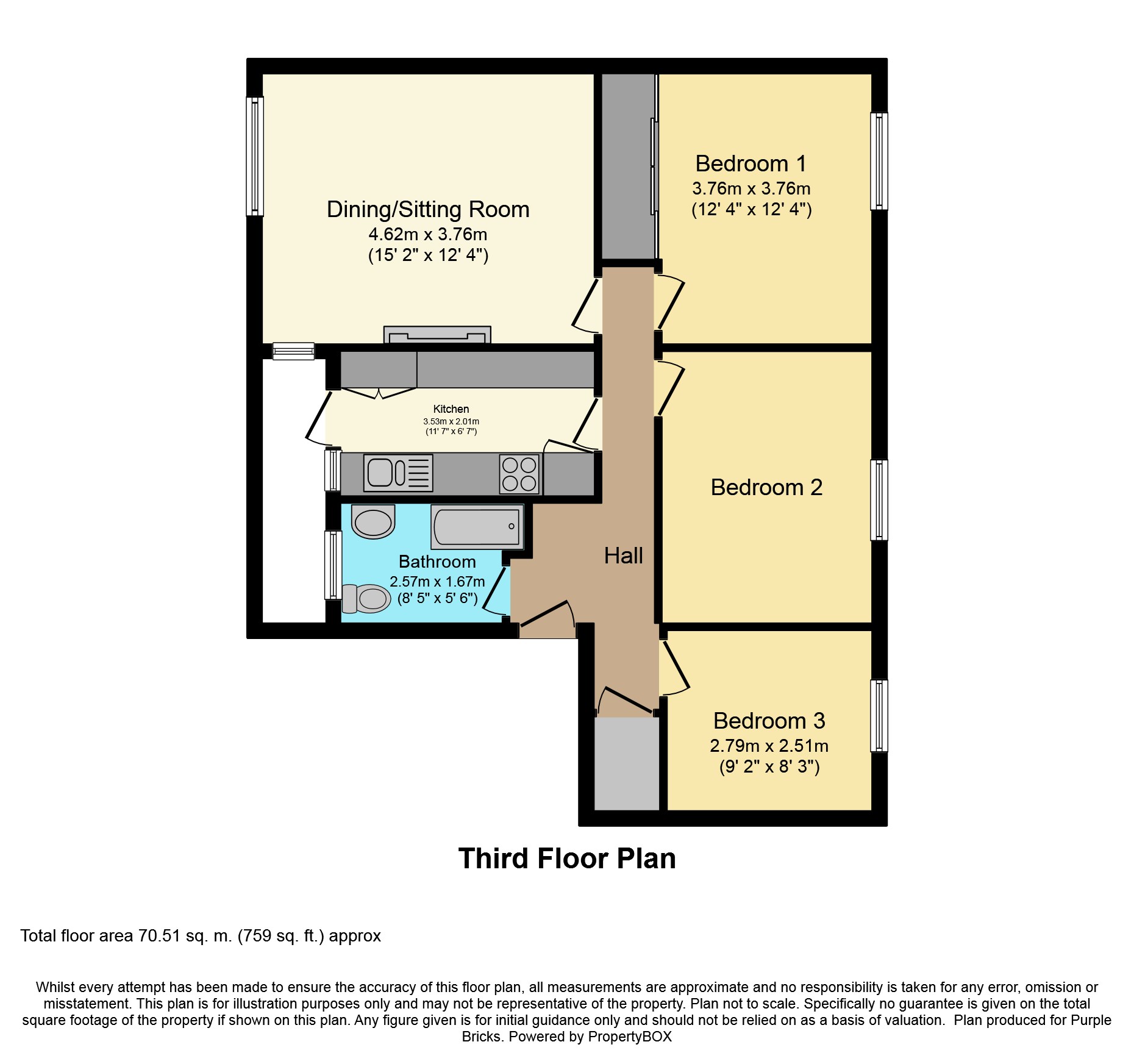 3 Bedrooms Flat for sale in Muirhouse Place East, Edinburgh EH4