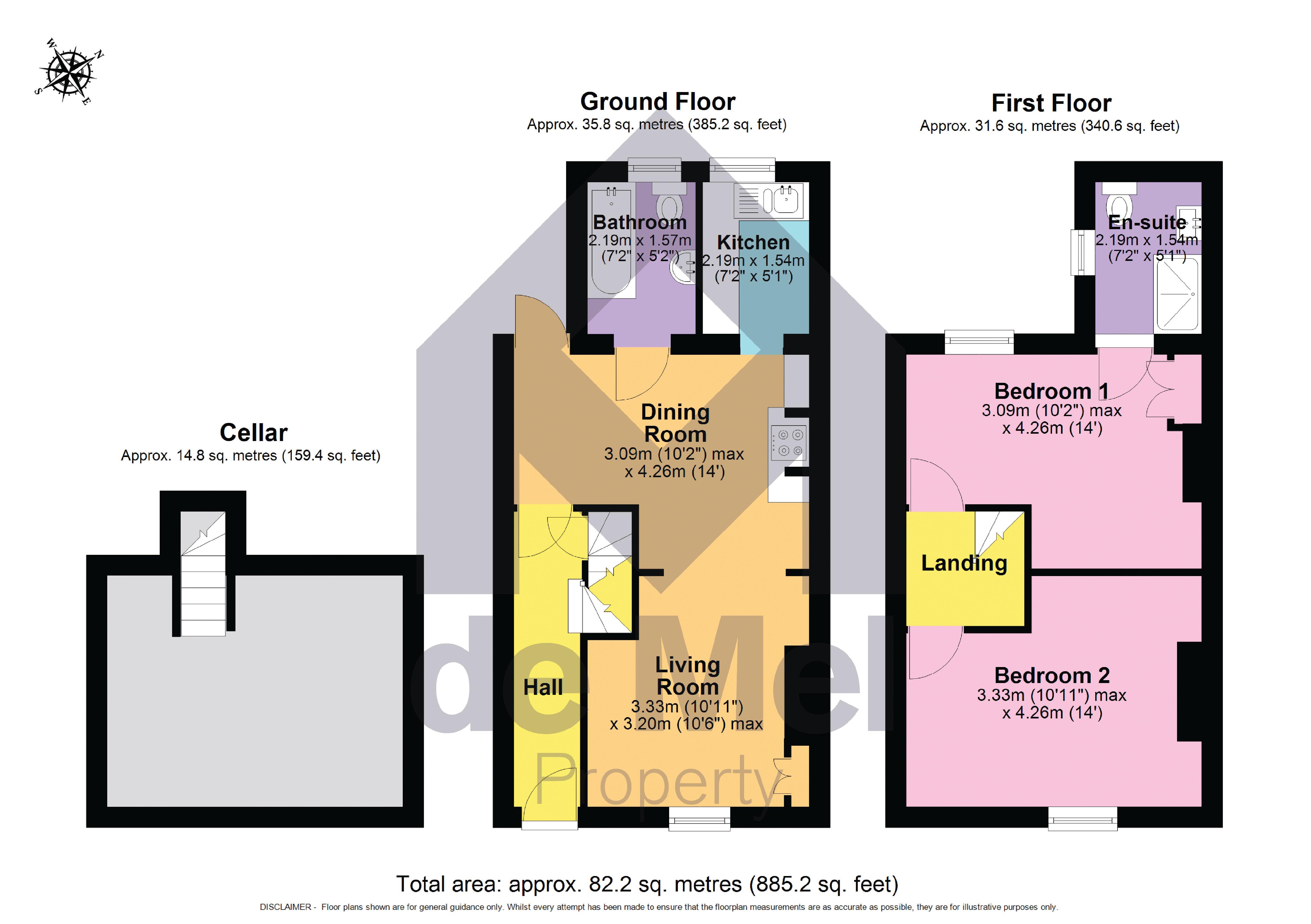 34, Hanover Street, Cheltenham floorplan