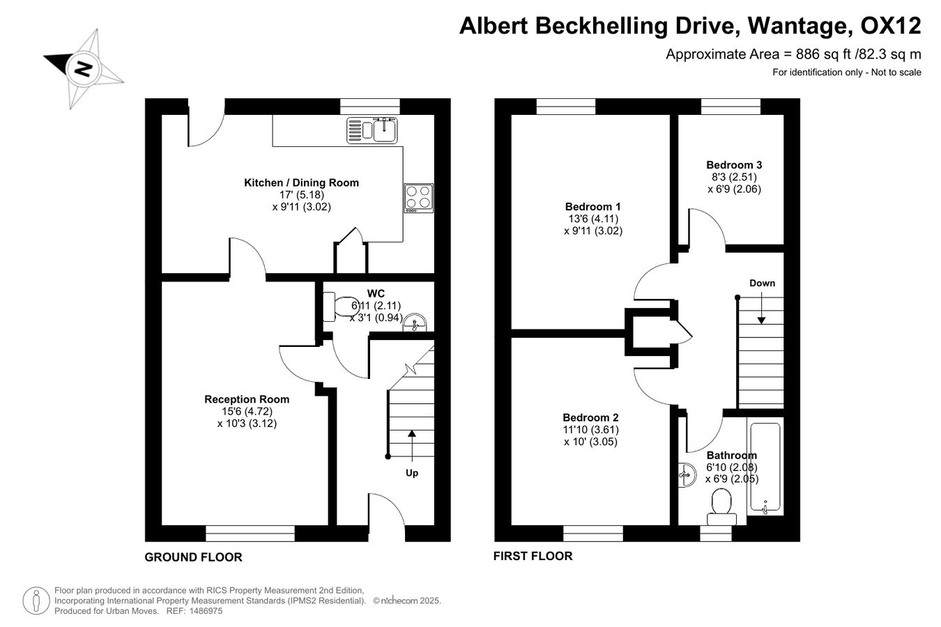 Fifteen, Albert Beckhelling Drive, Wantage floorplan