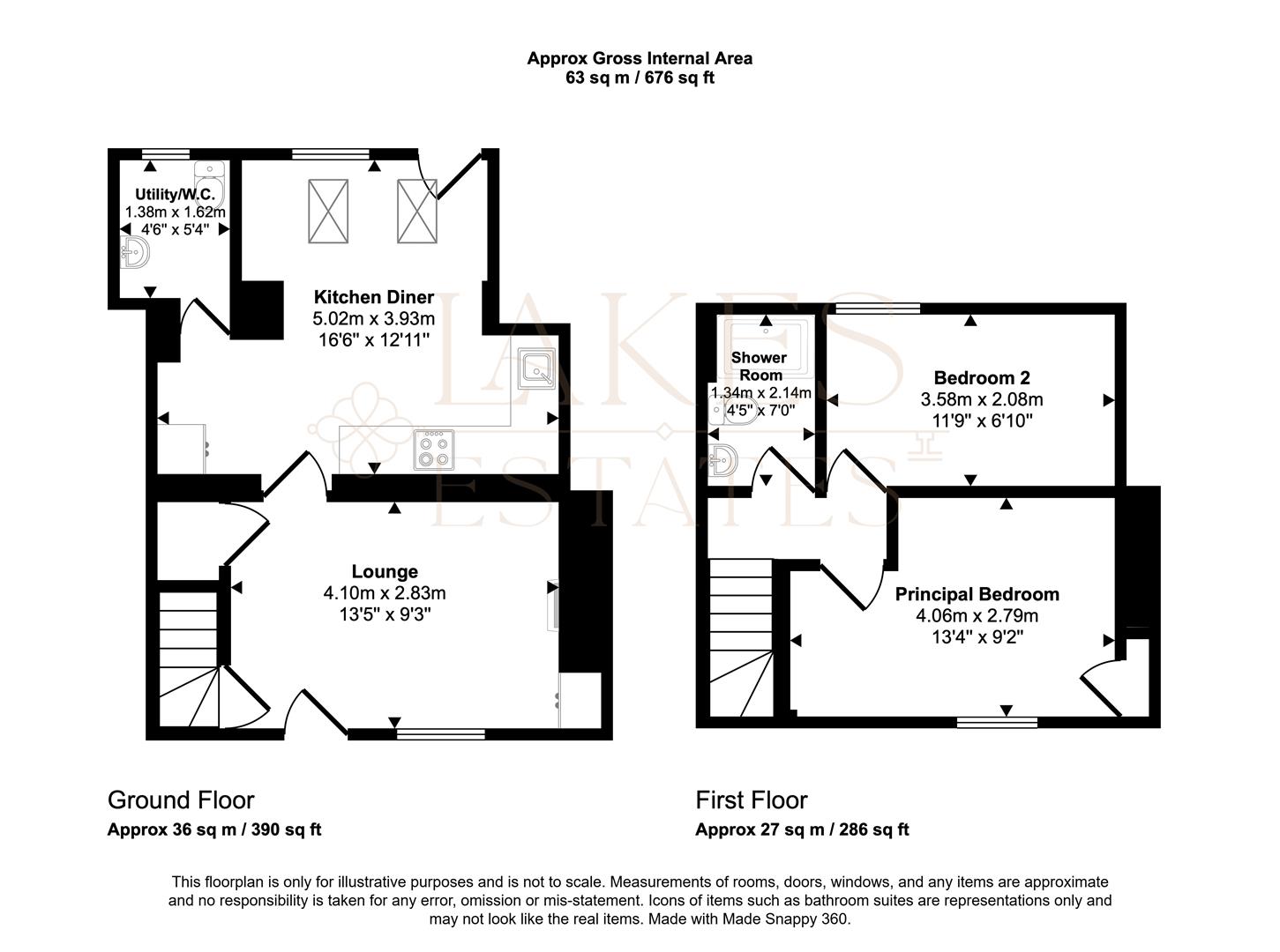May Cottage, 7 Sockbridge, Penrith floorplan