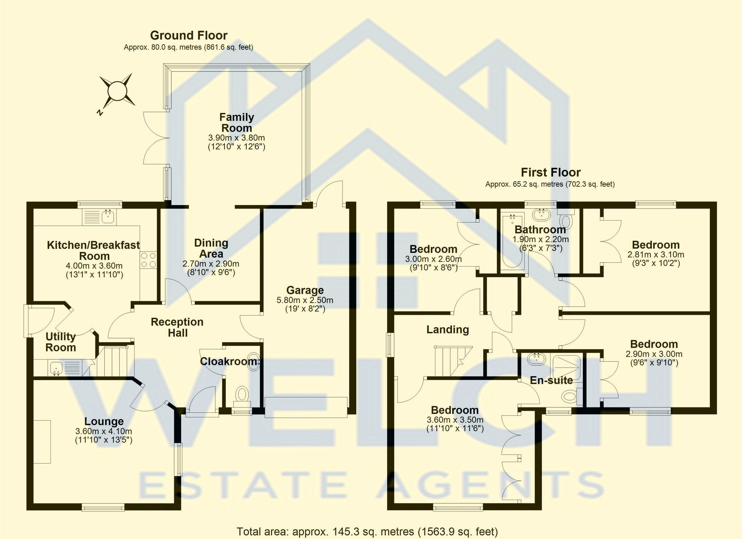 2 Guttery Close, Shrewsbury floorplan