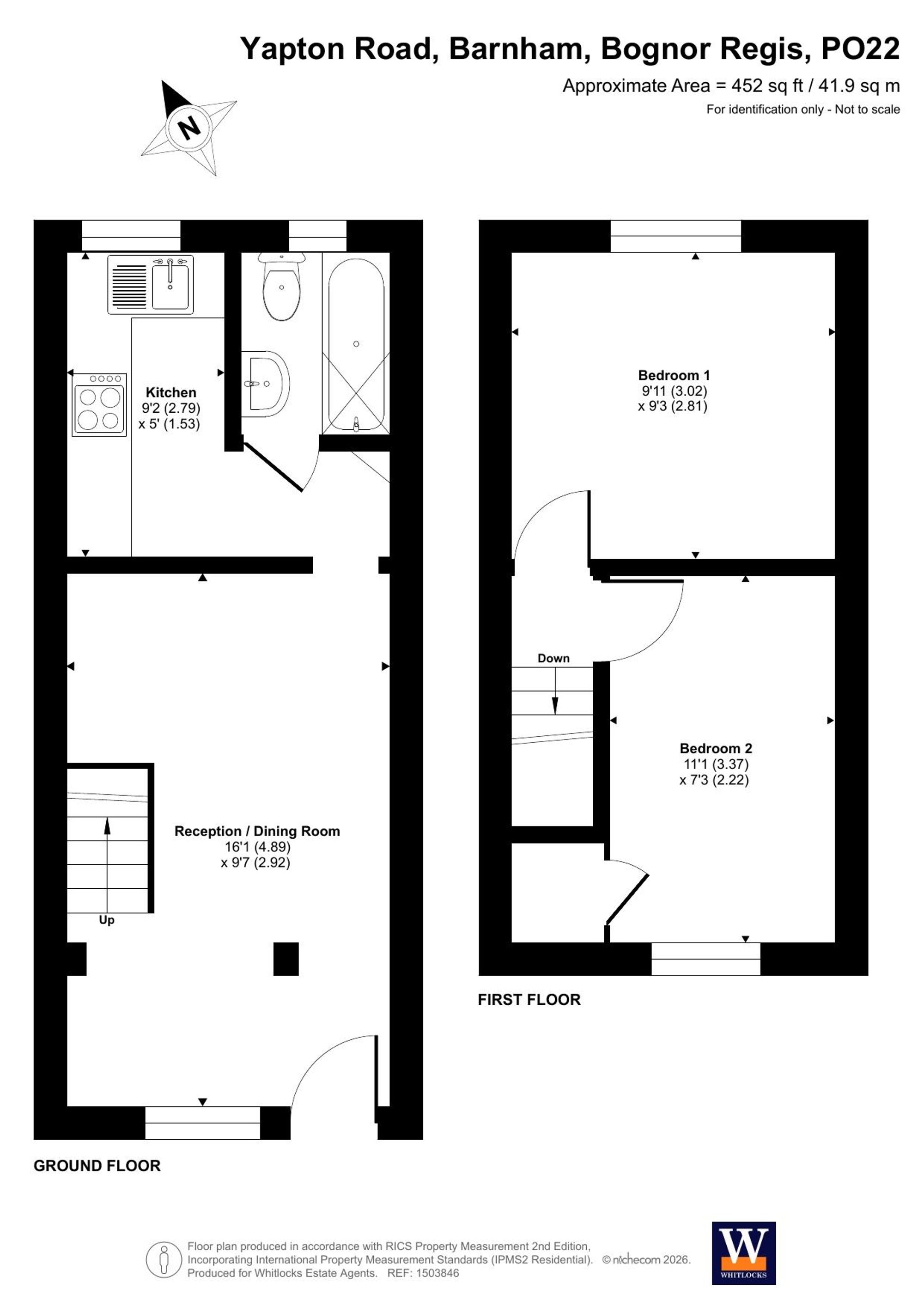 3 Beulah Cottages, Yapton Road, Bognor Regis floorplan
