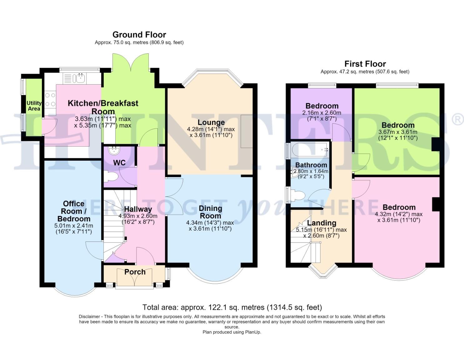 34, Mainway, Manchester floorplan