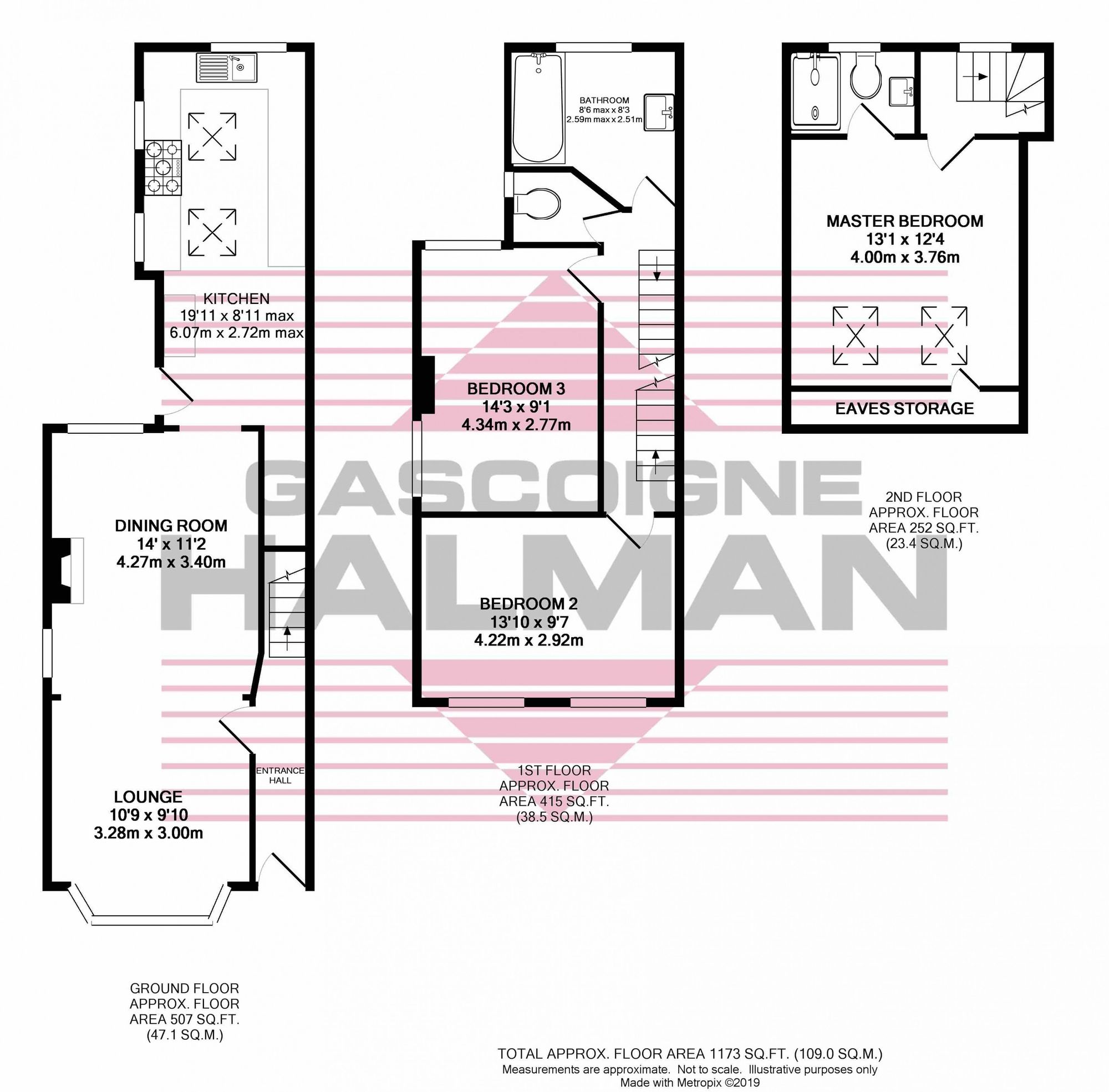 98 Moss Lane, Altrincham floorplan