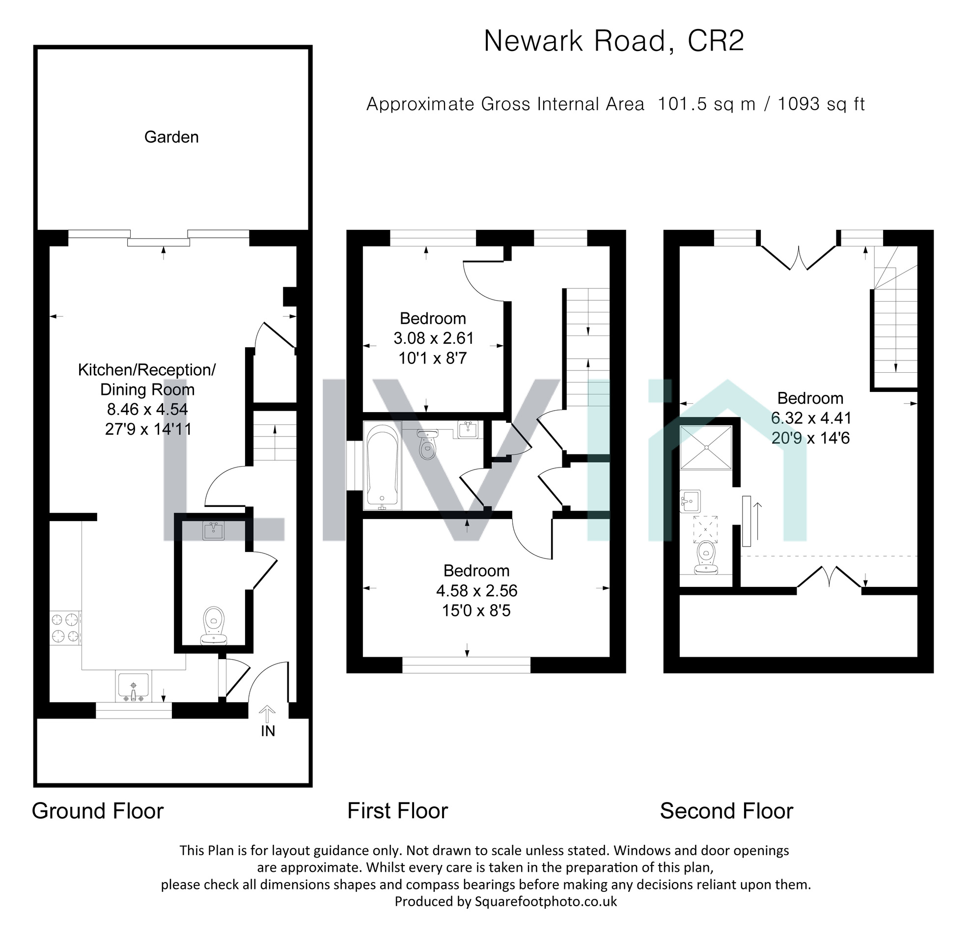 65 Newark Road, South Croydon floorplan