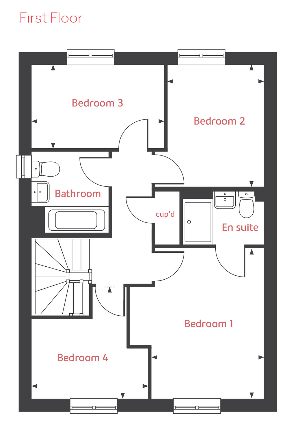 90, Matthew Telford Park, Scartho Top floorplan