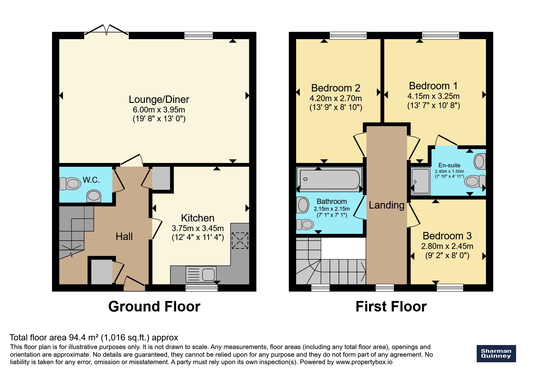 61, Beluga Close, PETERBOROUGH floorplan