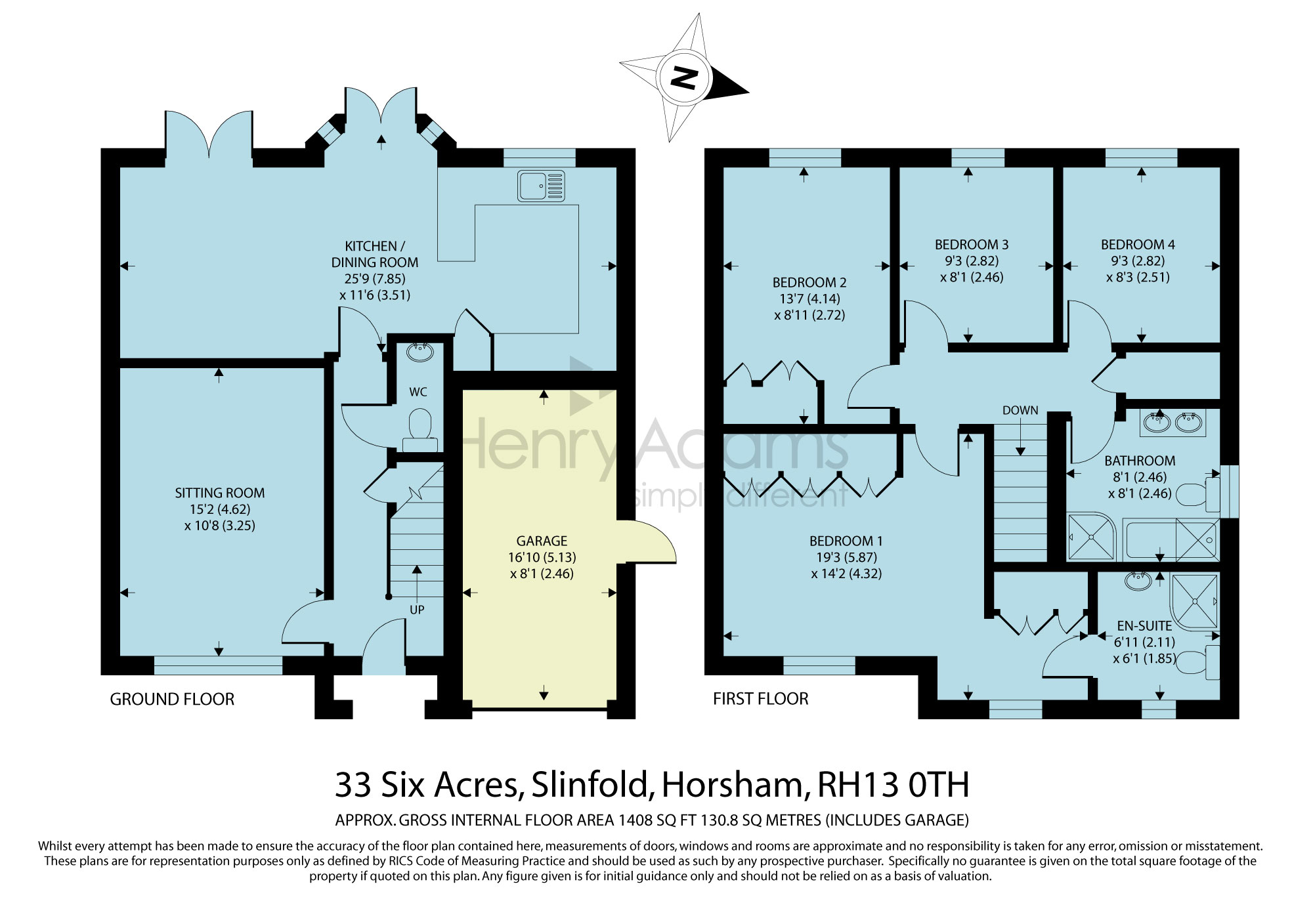 4 Bedrooms Detached house for sale in Six Acres, Slinfold RH13