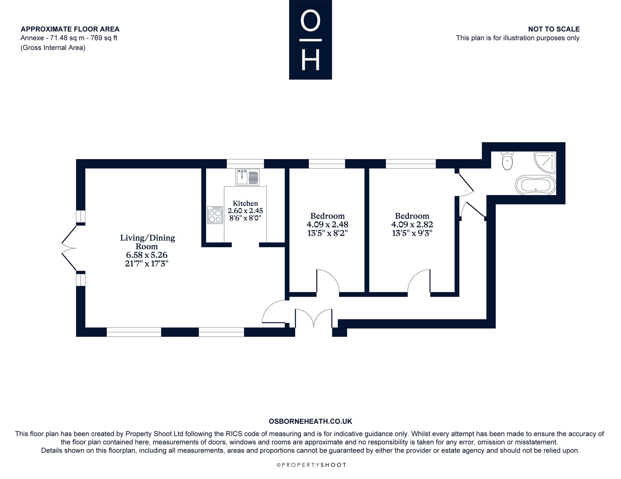 Annexe, Windlesham floorplan