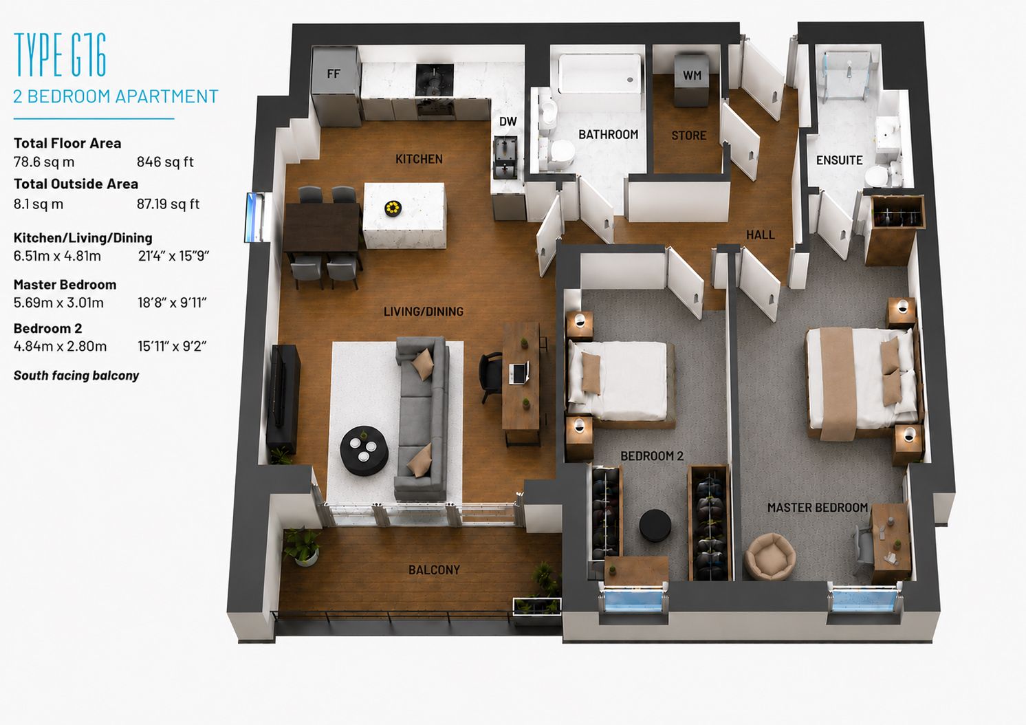 Mortise House,Flat 107, Hayes floorplan