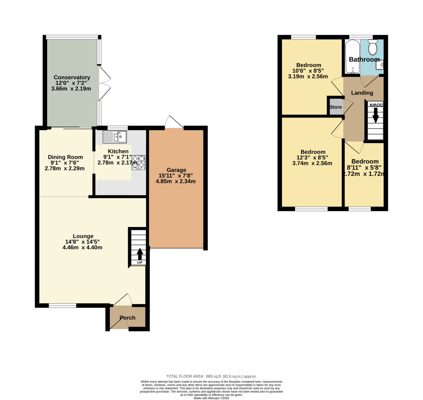 13, Huntswood, Kent floorplan