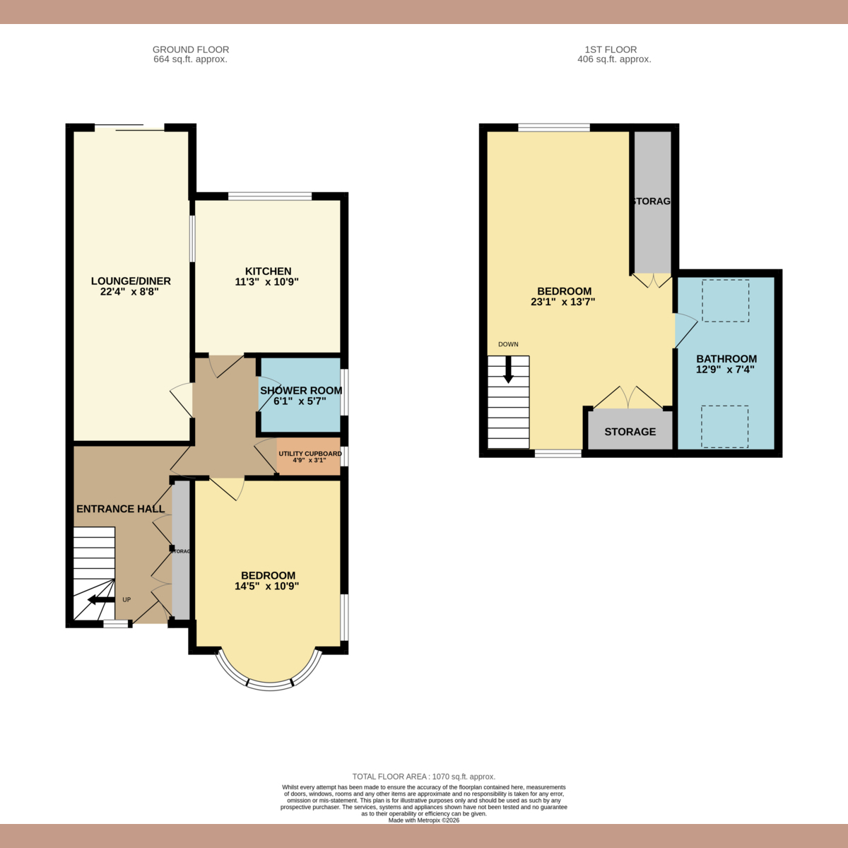 61, Oxford Road, Rochford floorplan