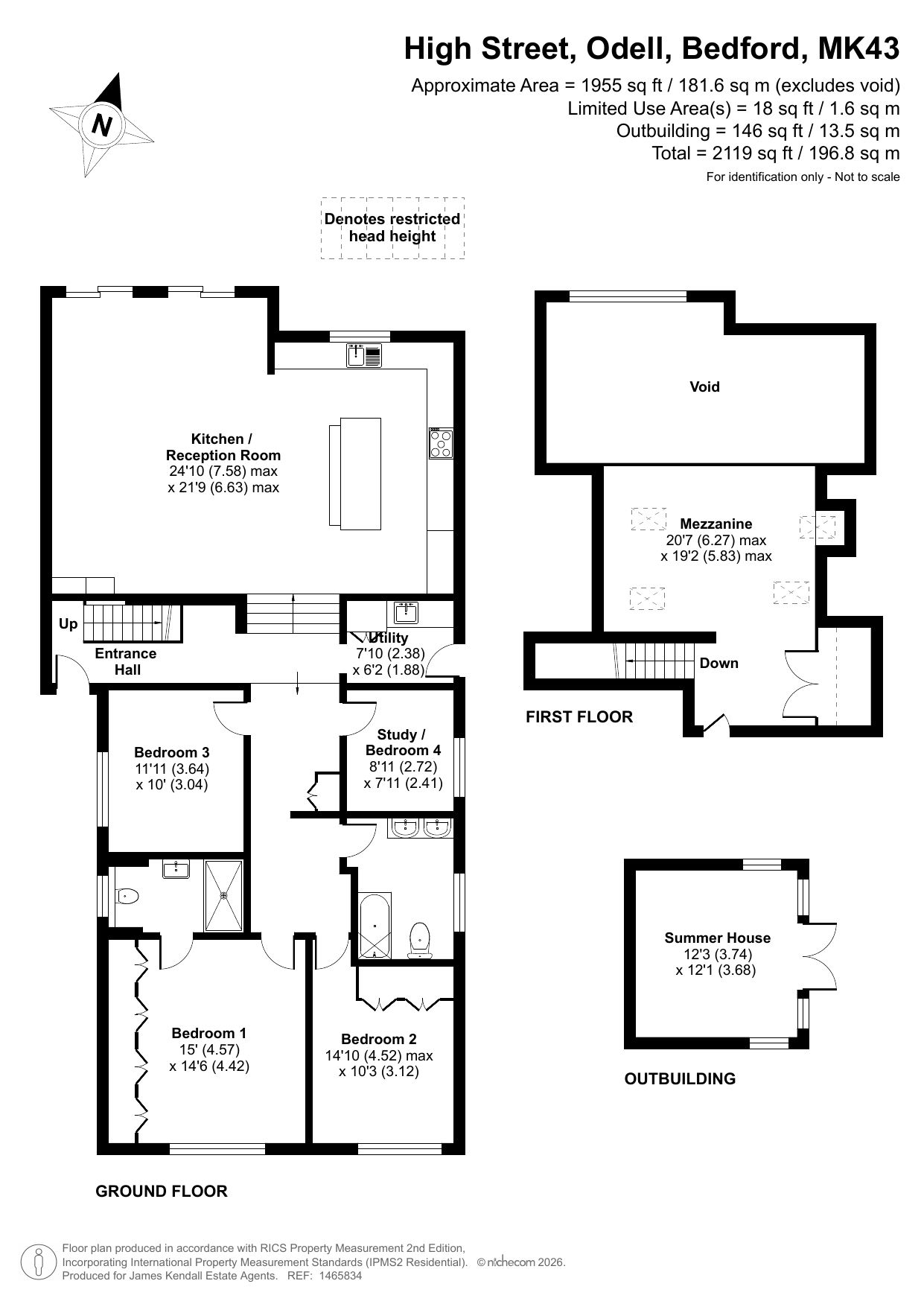 206, High Street, Bedford floorplan