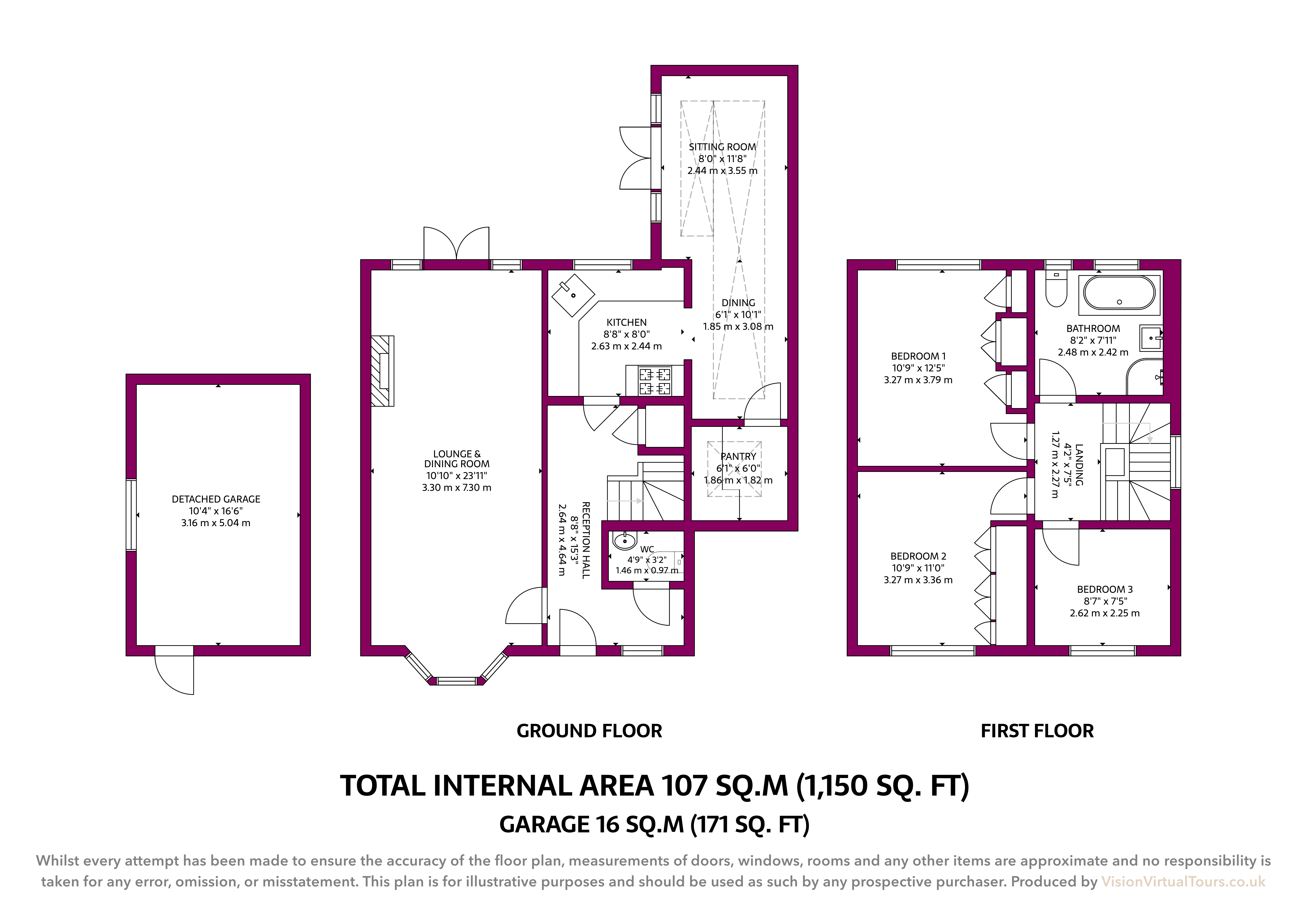 32, York Road, Altrincham floorplan