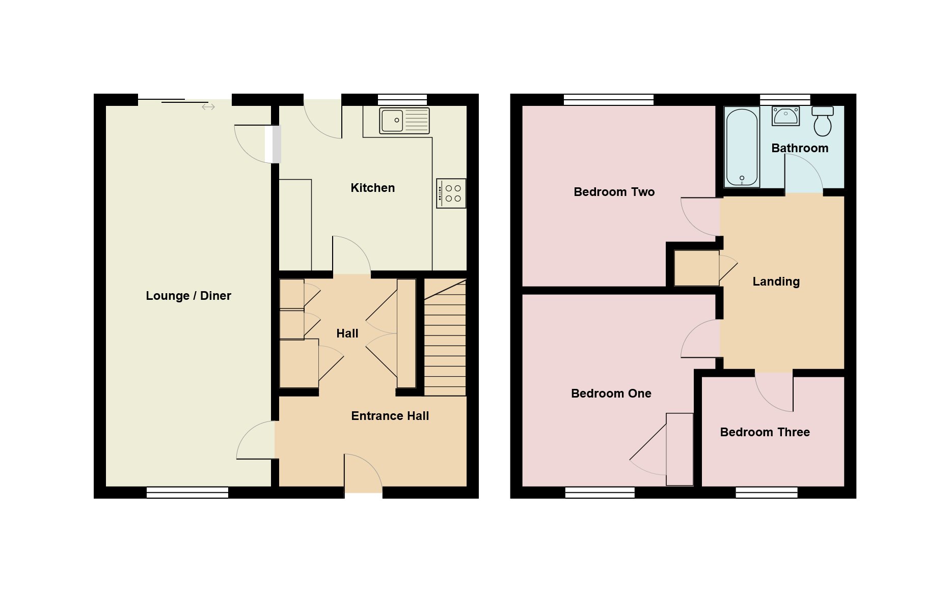 3 Bedrooms Terraced house to rent in Shackleton Road, Crawley RH10