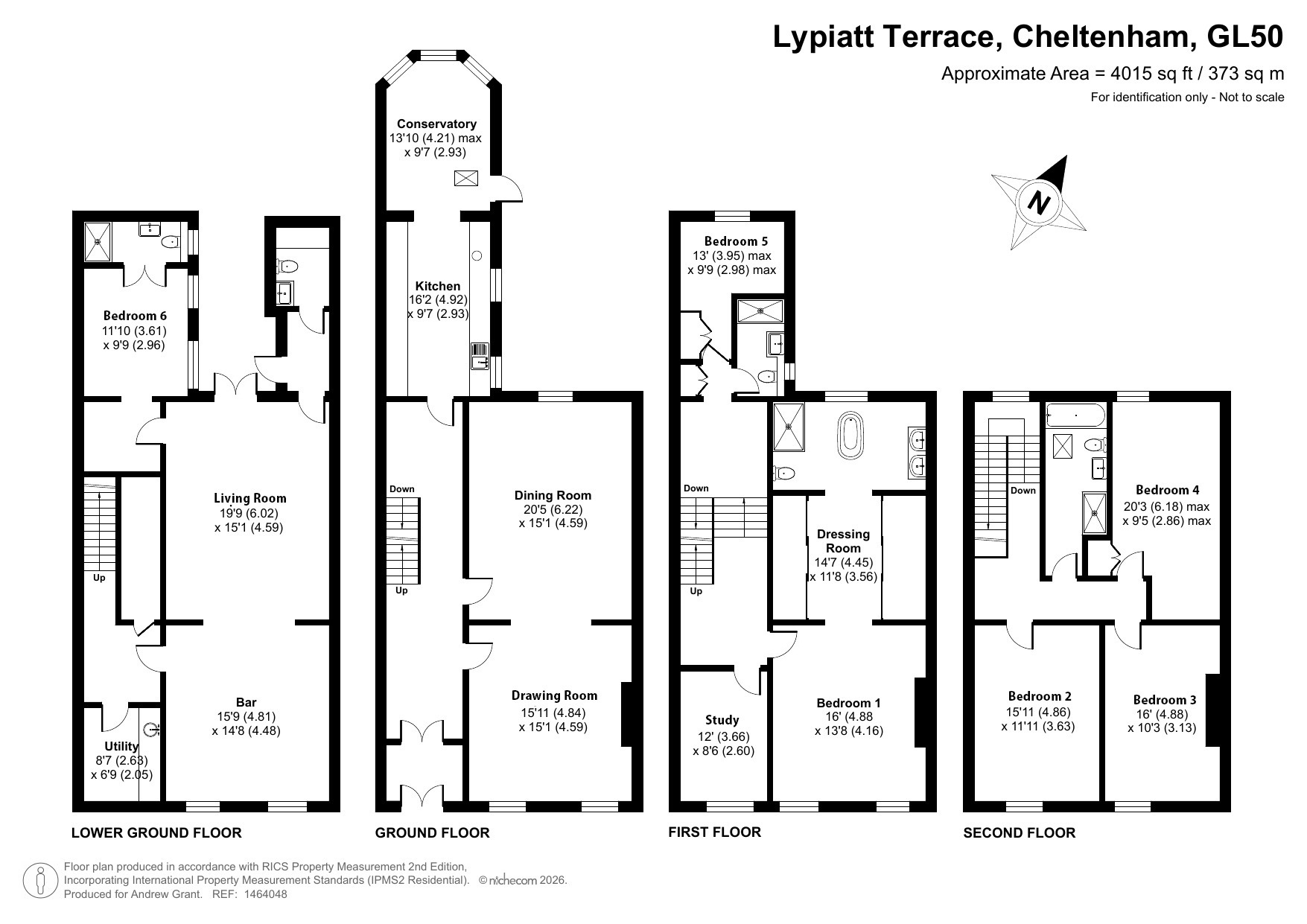 2, Lypiatt Terrace, Cheltenham floorplan