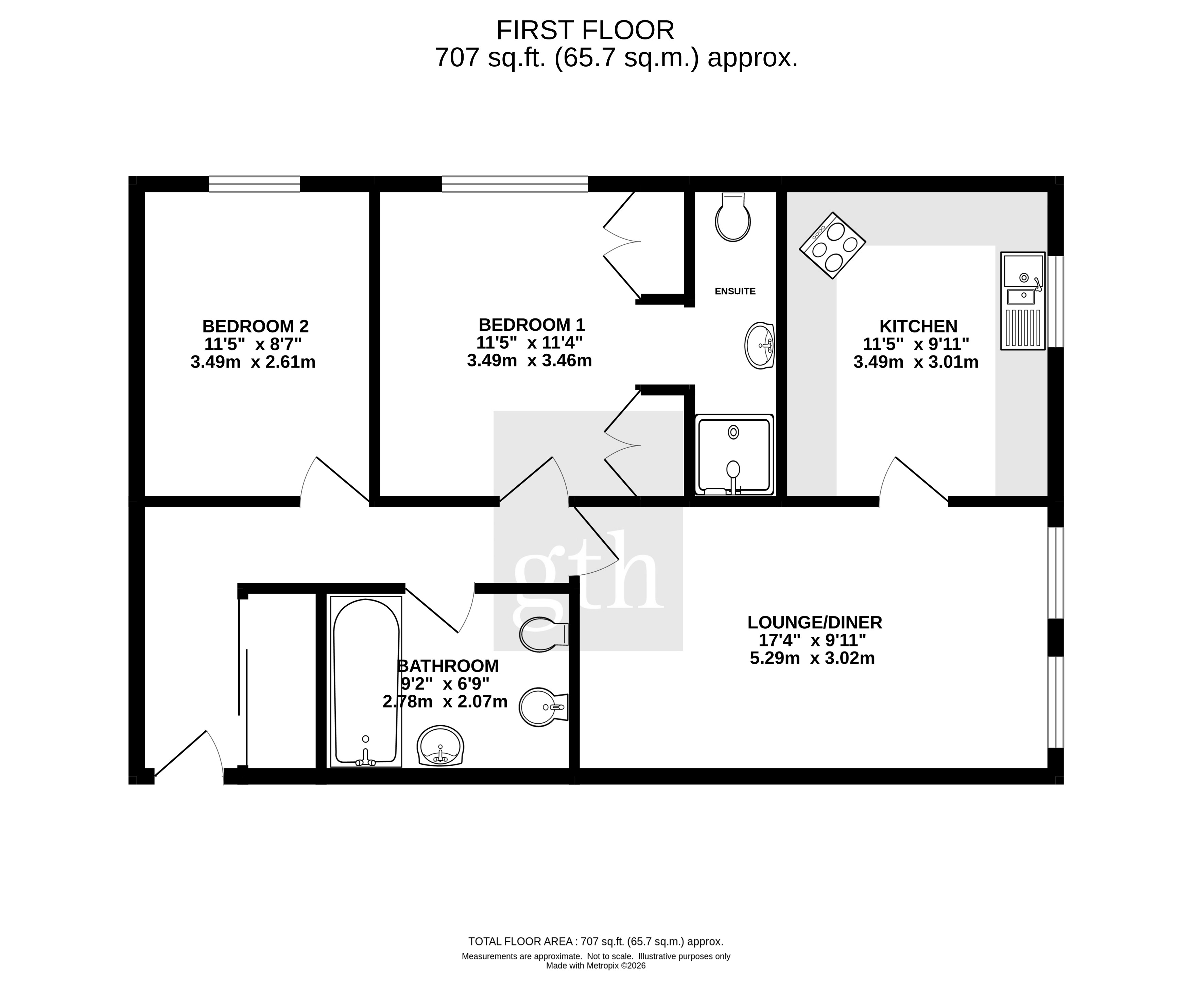8, The Groves, Ivybridge floorplan