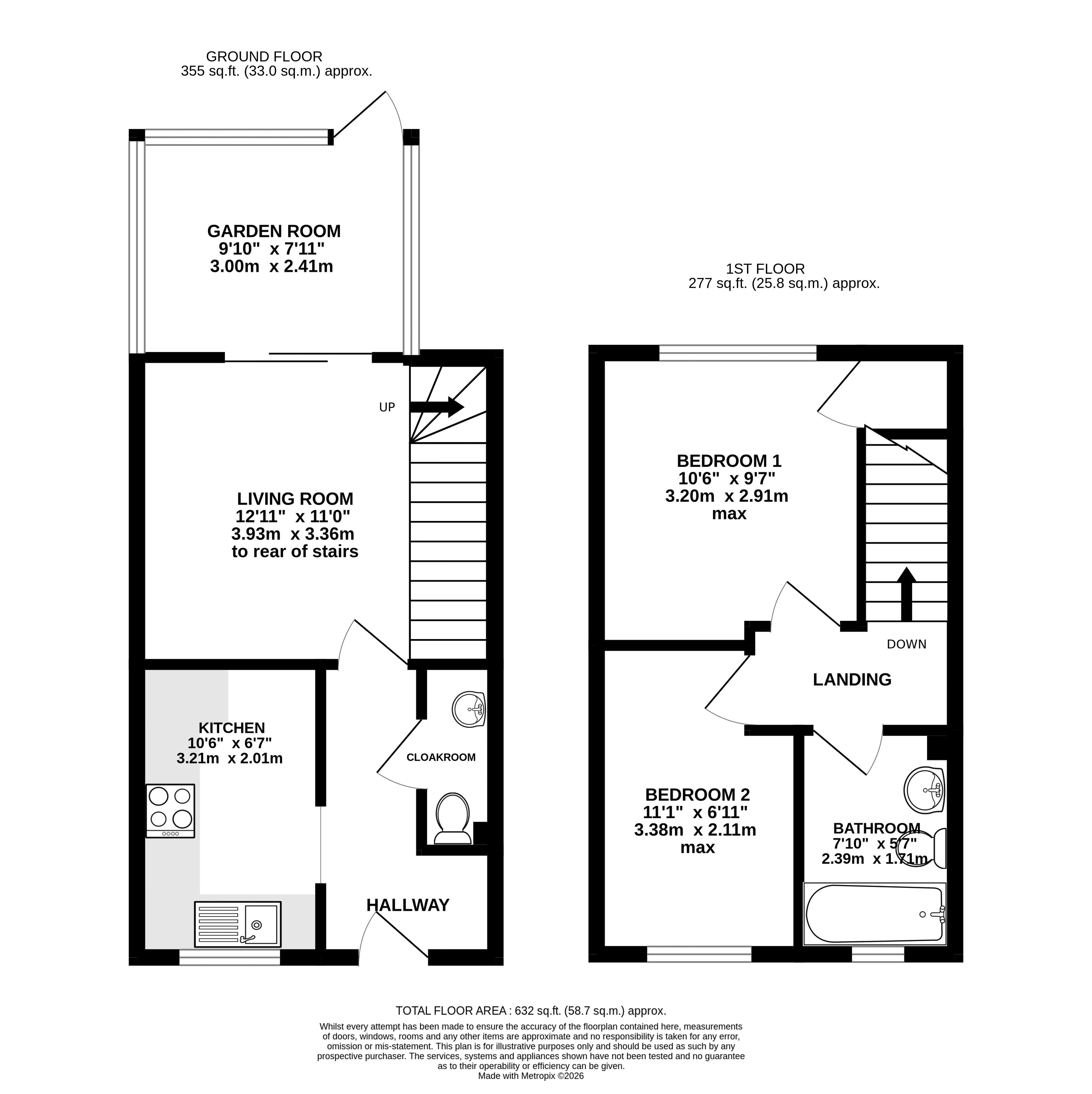 3, Lister Close, Exeter floorplan
