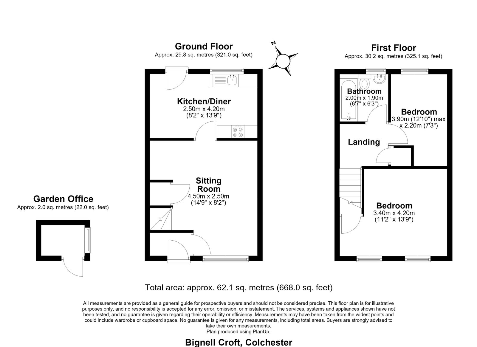 29, Bignell Croft, Colchester floorplan