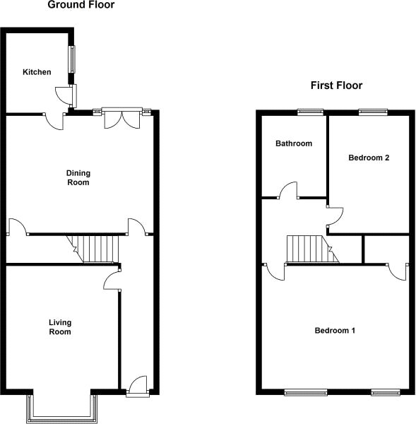 2 Bedrooms Terraced house for sale in Bromley Mount, Wakefield, West Yorkshire WF1