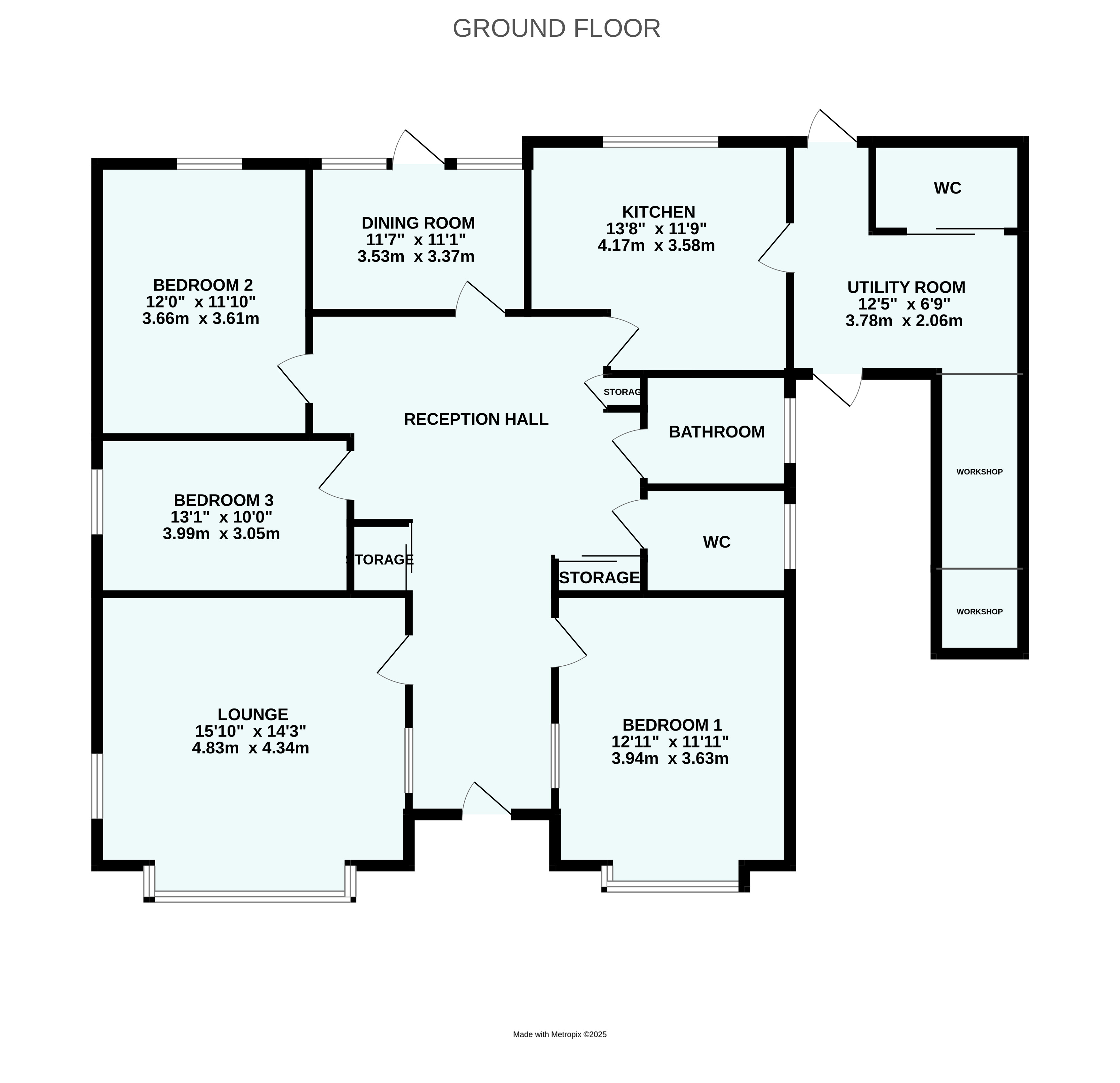The Pastures, 8, Daddyhole Road, Devon floorplan