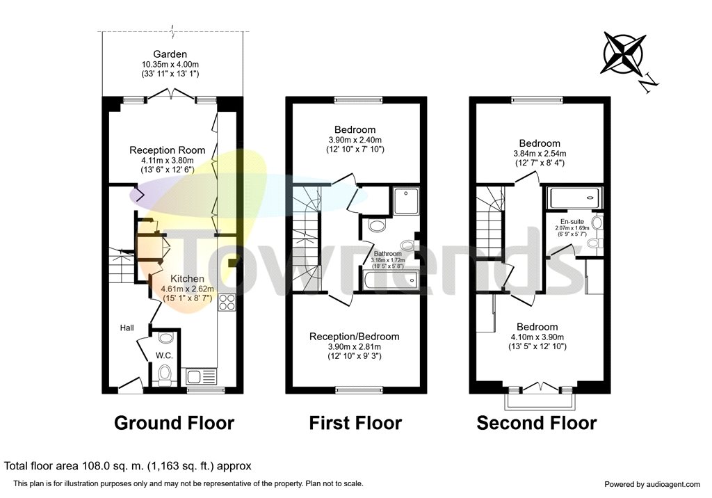 3 Bedrooms Terraced house to rent in Mendez Way, Roehampton, London SW15